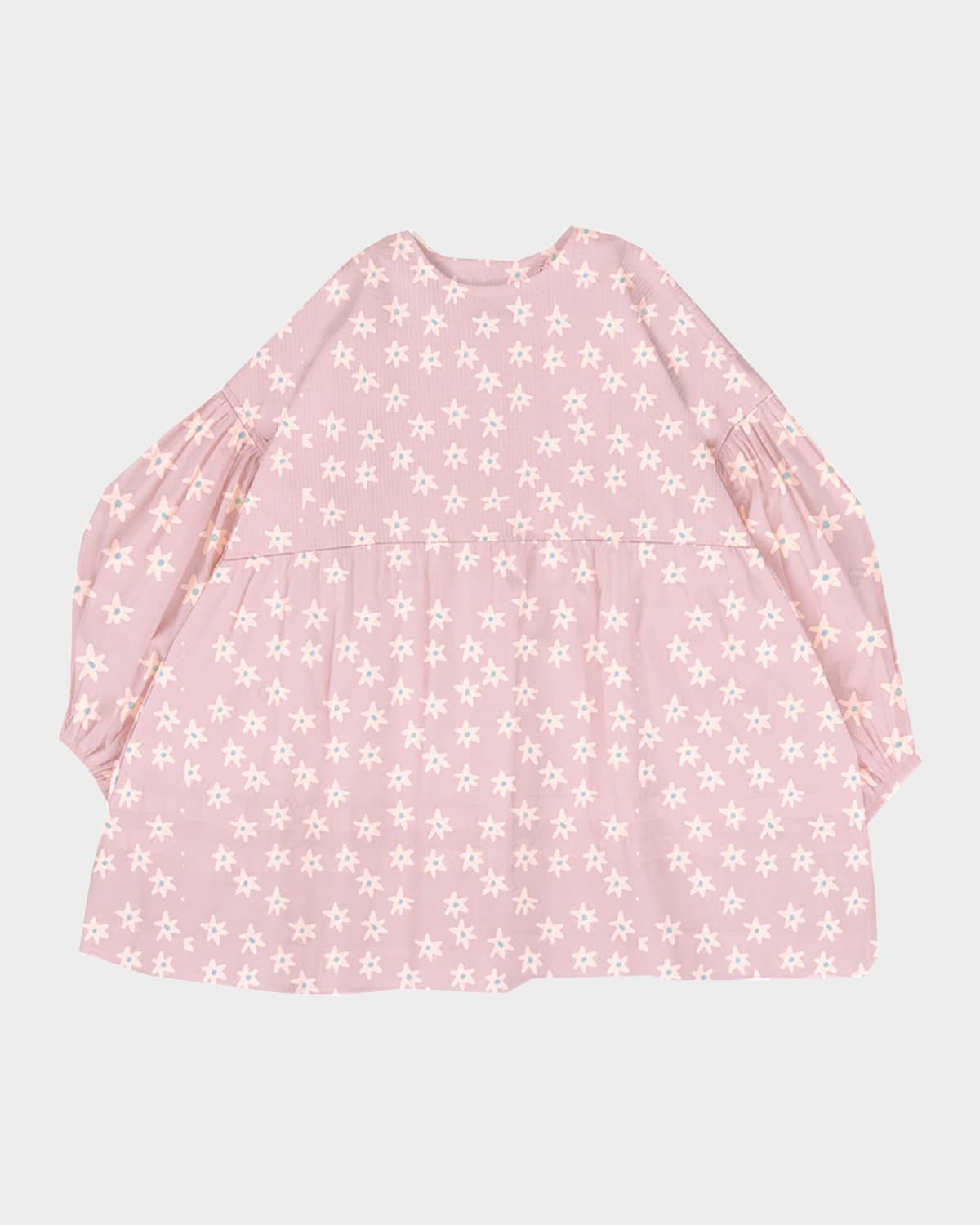 Stella McCartney Kids Girl 's Long-Sleeve Stars Flowers Dress, Size 6M-36M