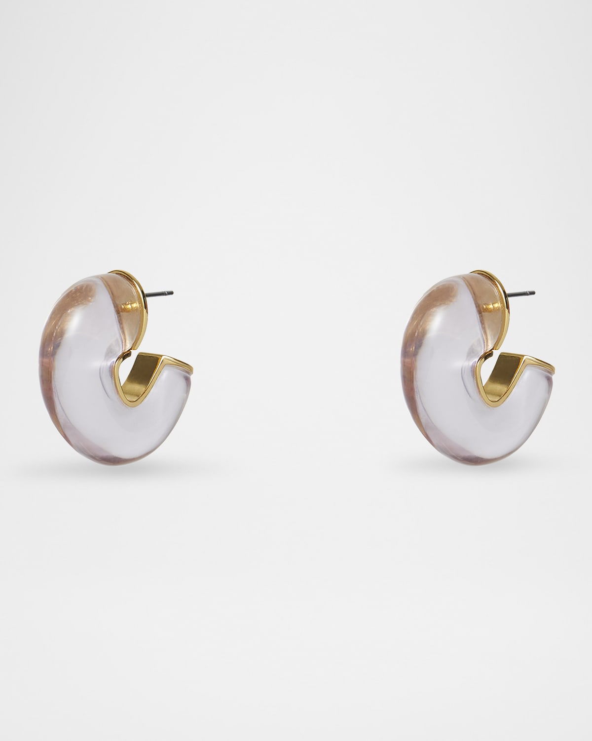 Lele Sadoughi Birthstone Chunky Hoop Earrings, Alexandrite