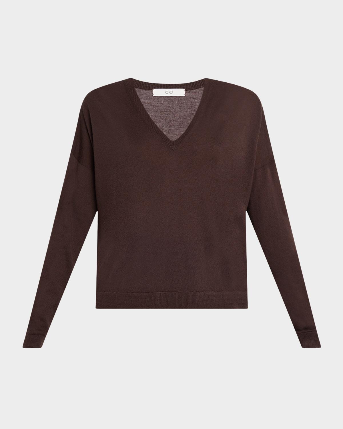 Co Cashmere V-Neck Pullover