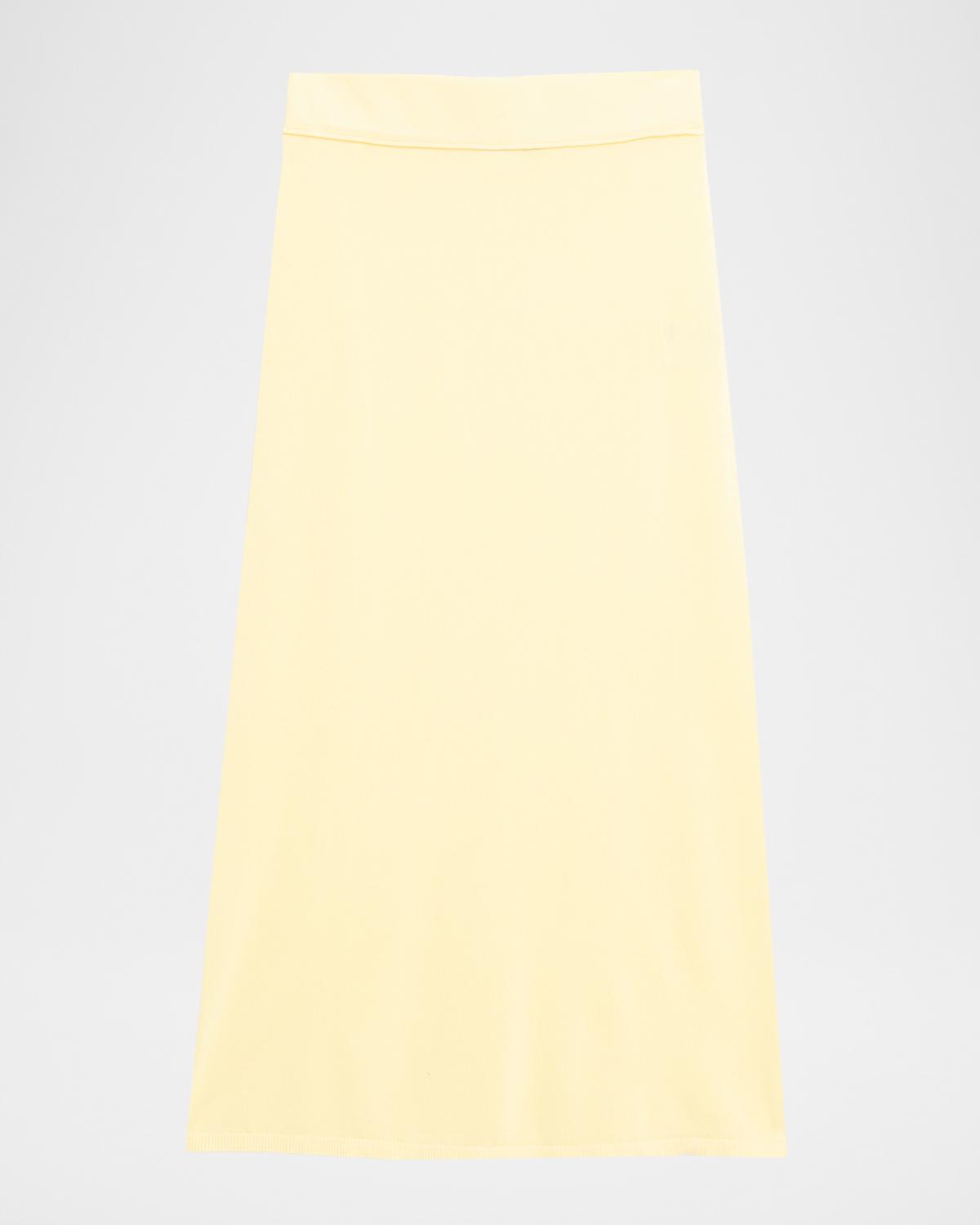 Toteme Sheer Knit Maxi Skirt