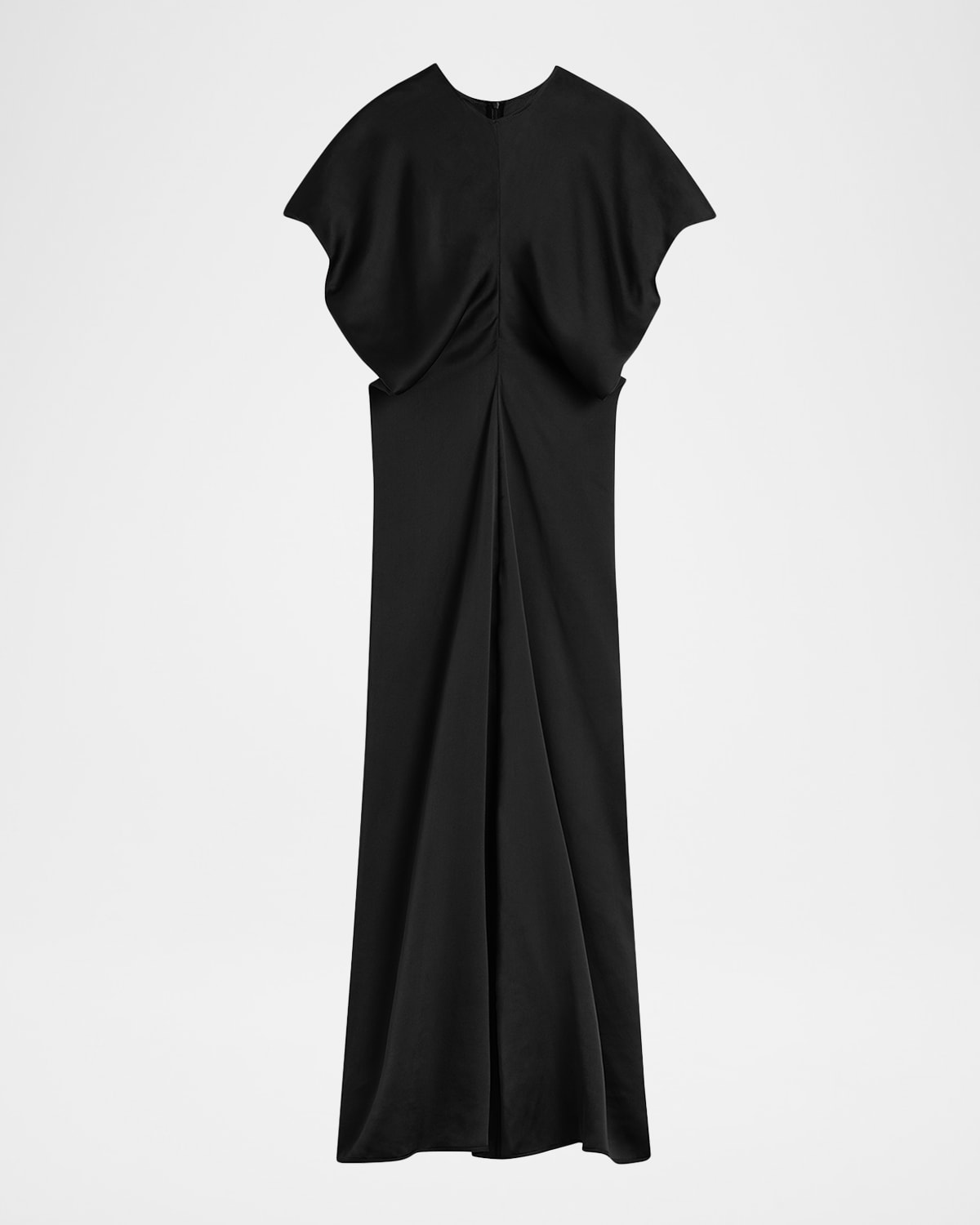 Toteme Slouch Waist Short-Sleeve Ankle Dress