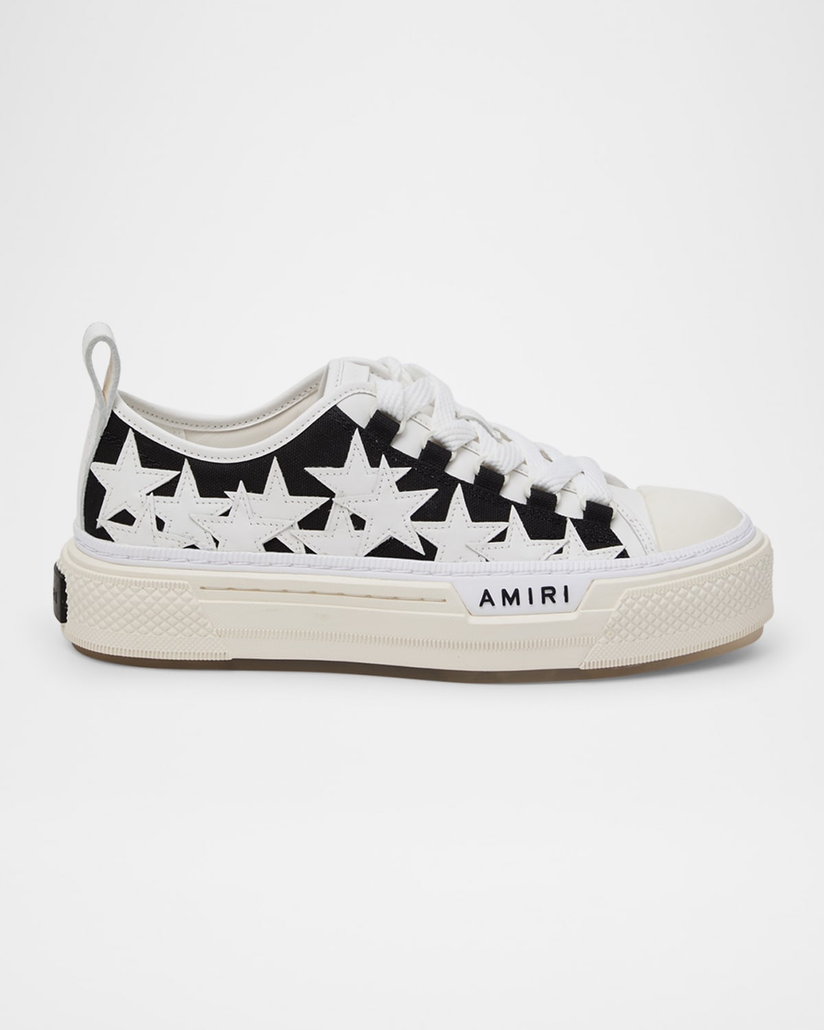 Amiri Stars Low-Top Canvas Platform Sneakers | Thumbnail 3 Amiri Stars Low-Top Canvas Platform Sneakers | Thumbnail 3