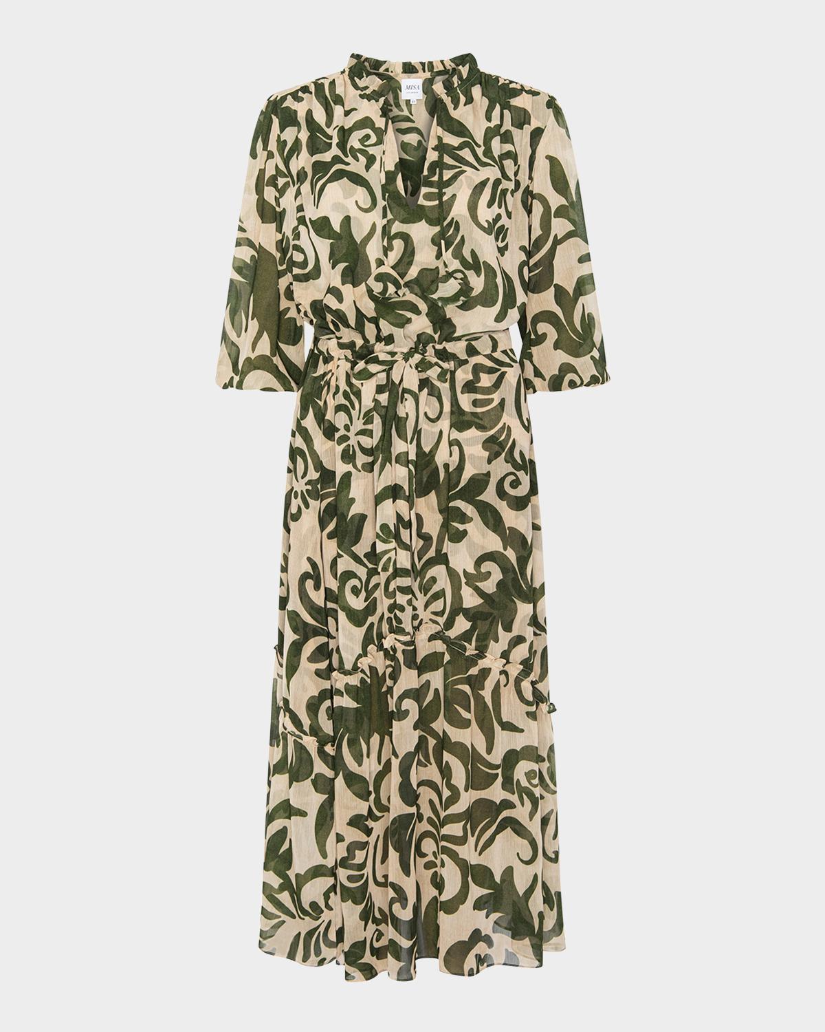 MISA Los Angeles Olivia Midi Dress