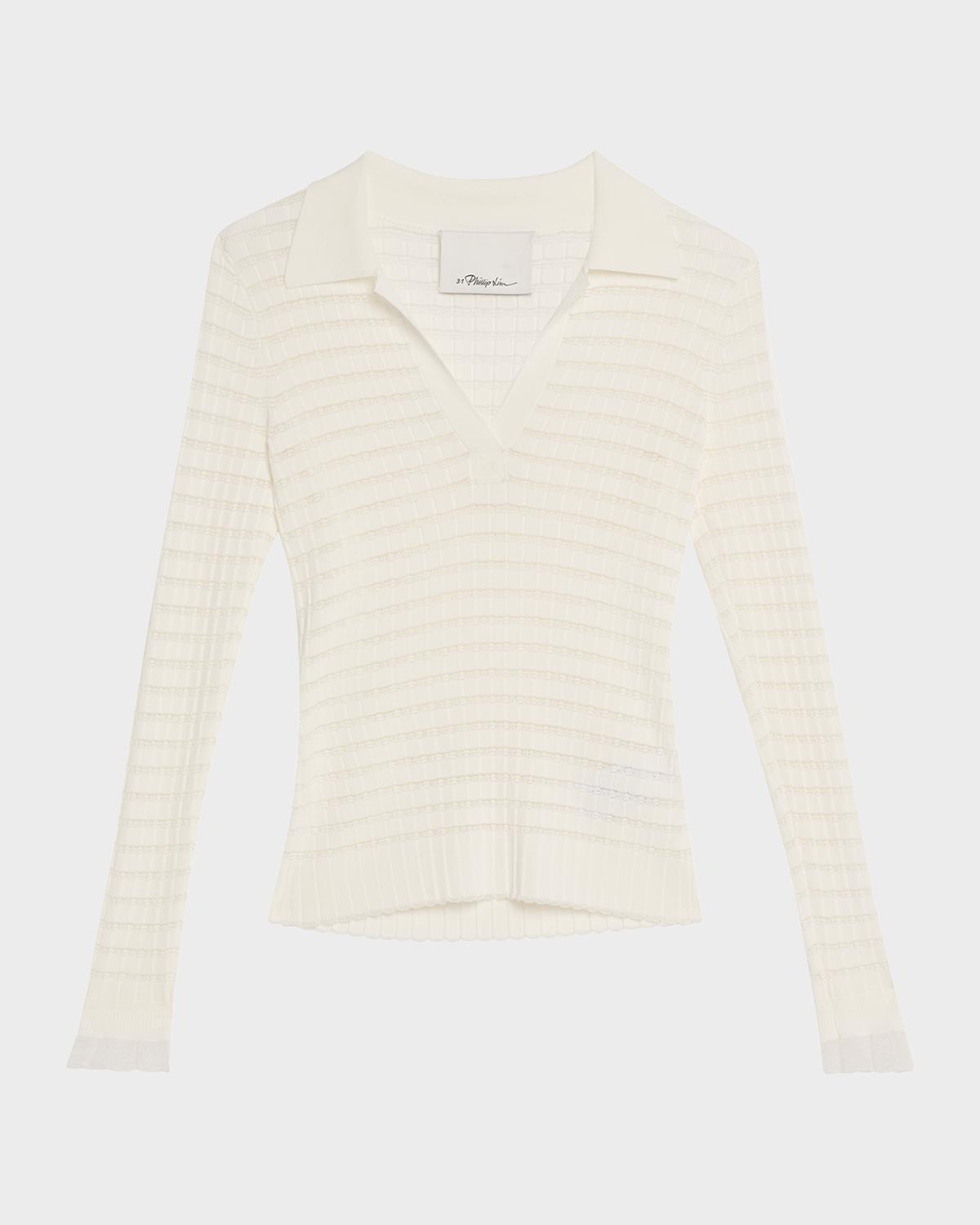 3.1 Phillip Lim Long-Sleeve Polo Top