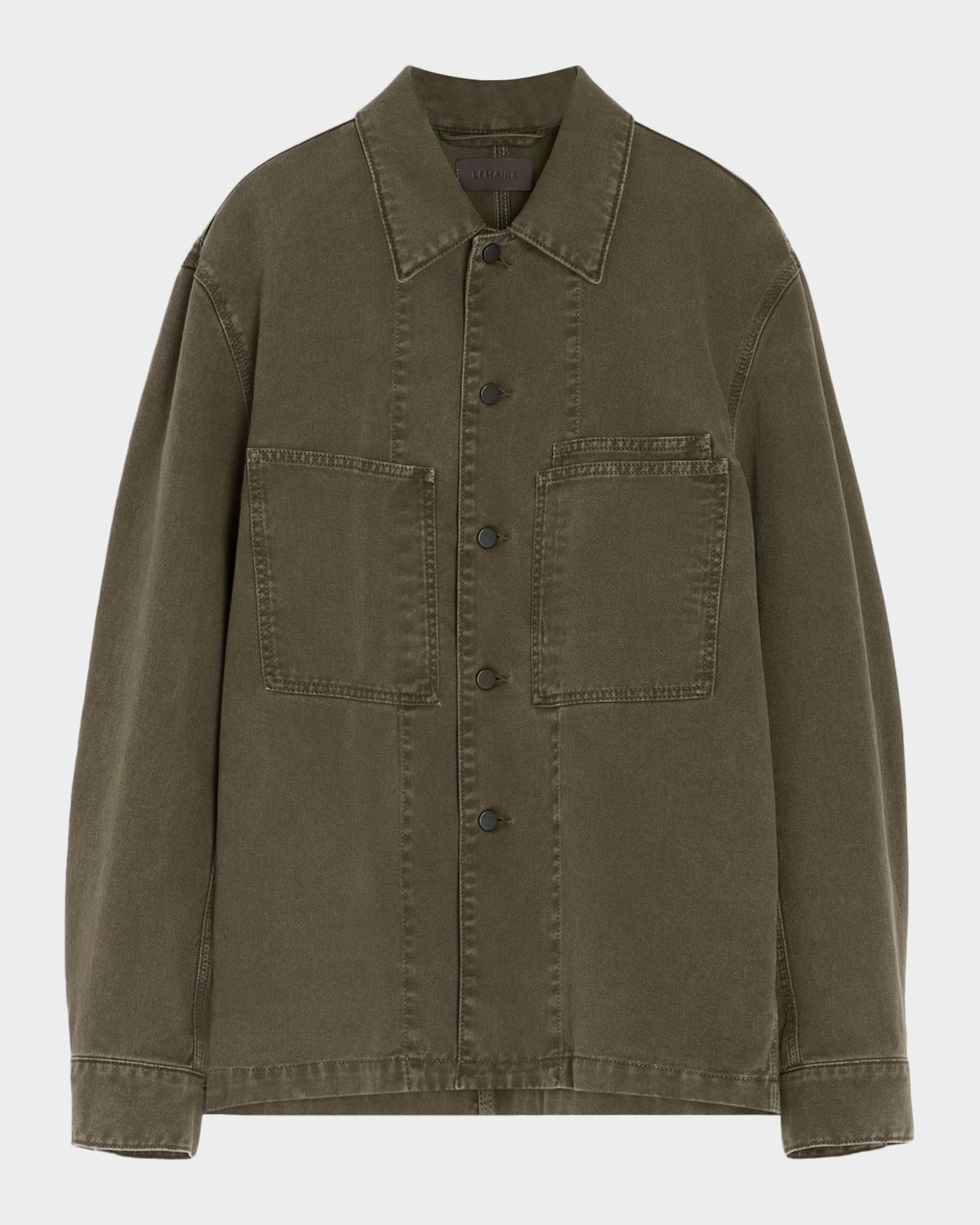 LEMAIRE Men's Denim Utility Overshirt