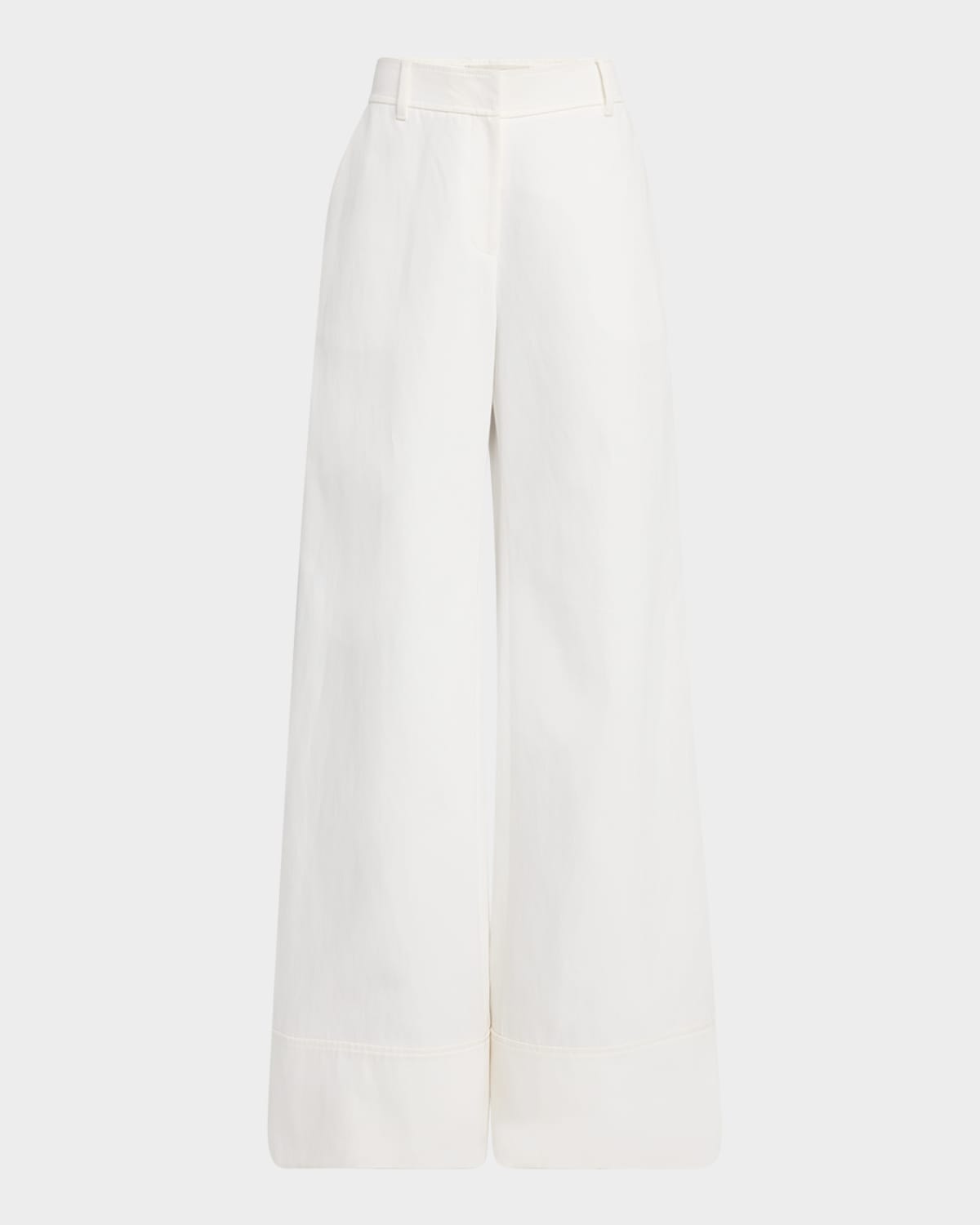 Lafayette 148 New York Merino Wool & Cashmere Wide Leg Pants in  display picture 1