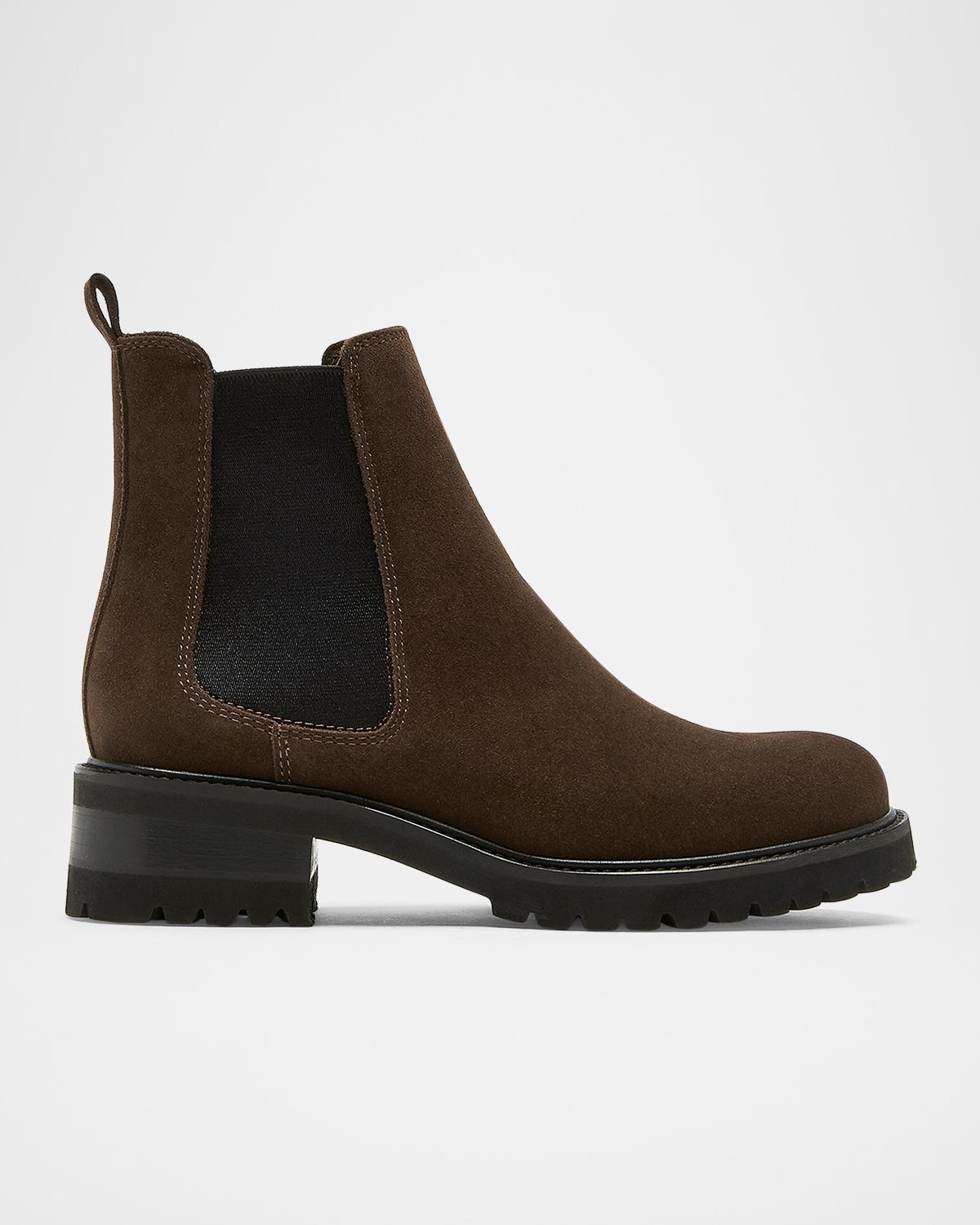 La Canadienne Cye Suede Chelsea Booties