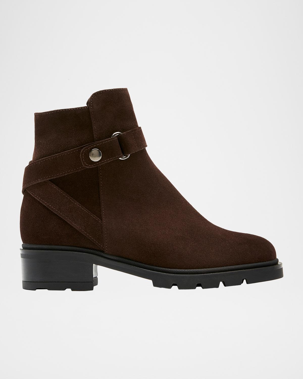 La Canadienne Steven Suede Ankle Booties