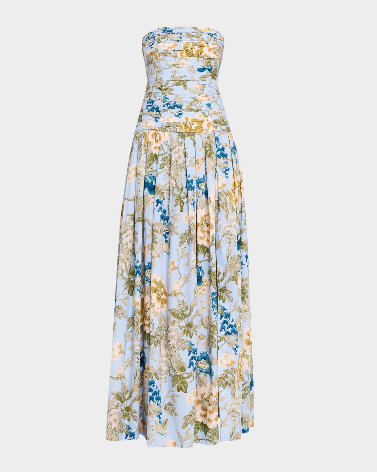 Cara Cara Montreal Floral Strapless Maxi Dress