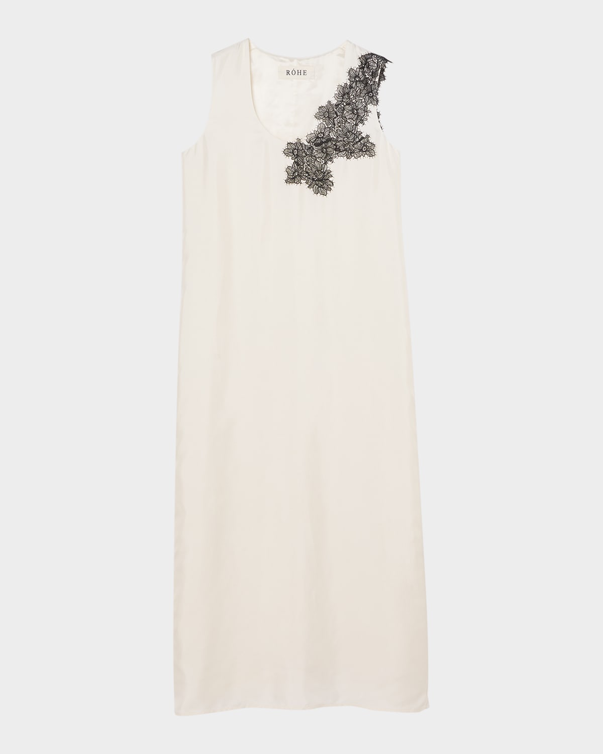 Rohe Scoop-Neck Silk Lace Dress