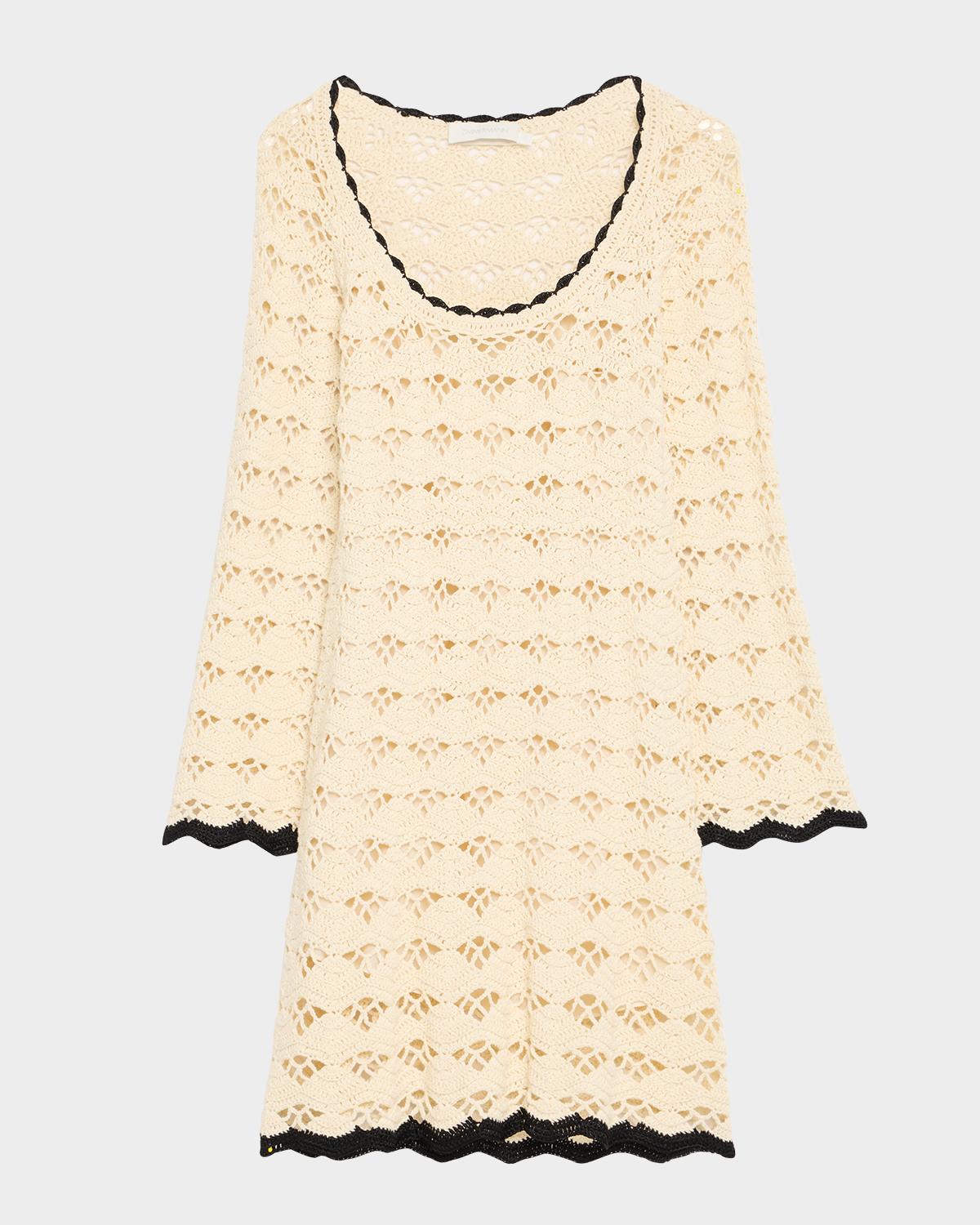 Zimmermann Rhiannon Crochet Mini Dress