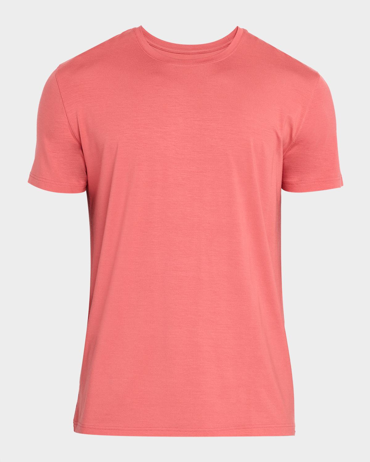 Derek Rose Men's Basel Micro Modal Stretch Crewneck T-Shirt
