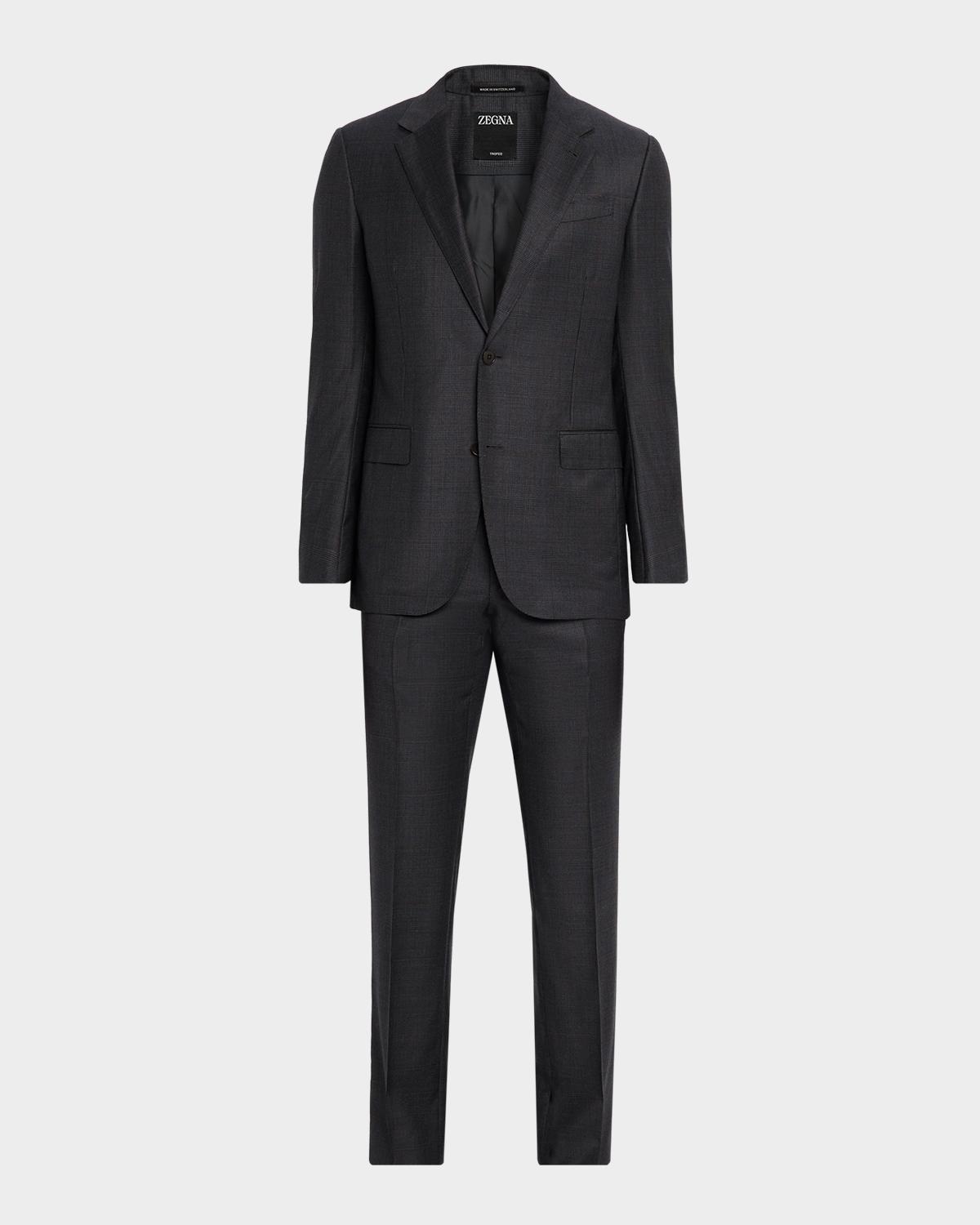 ZEGNA Men's Trofeo Wool Plaid Two-Piece Suit