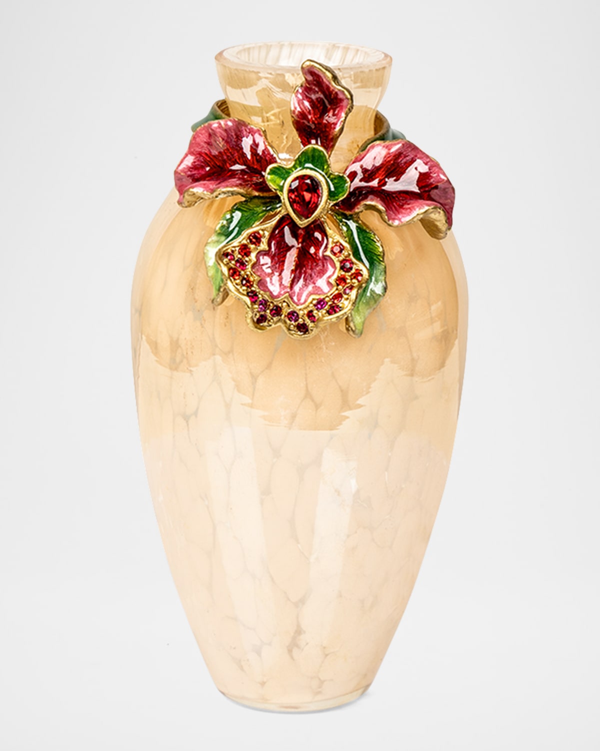 Jay Strongwater Audra Orchid Mini 5" Vase