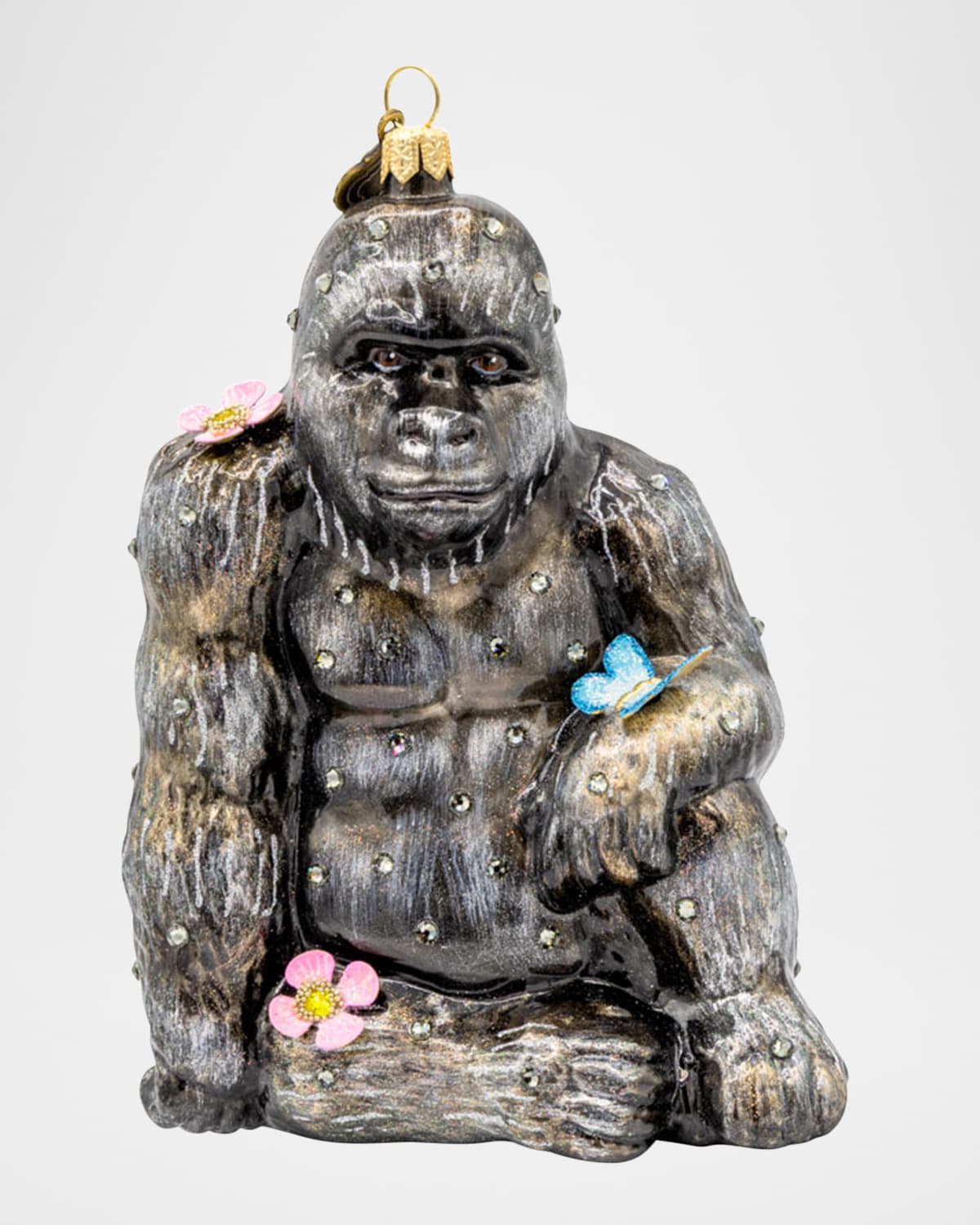 Jay Strongwater Primrose King Christmas Ornament