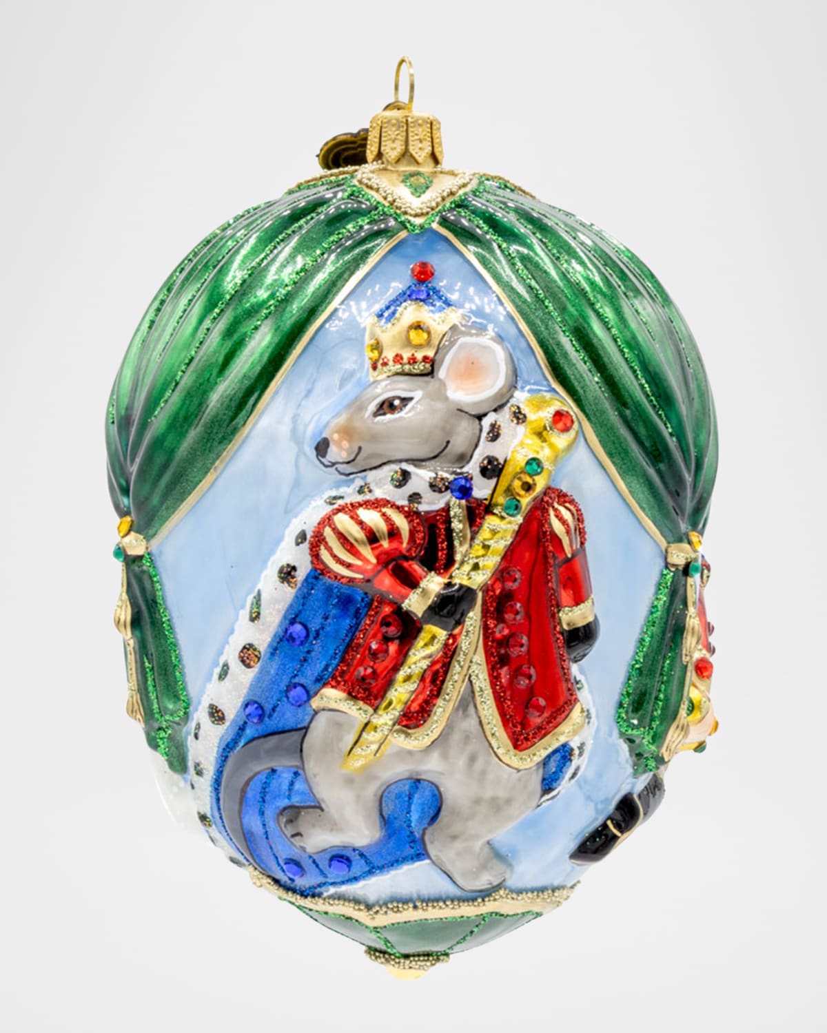 Jay Strongwater Nutcracker Suite Egg Christmas Ornament