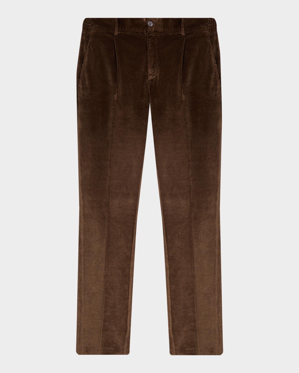 Men & apos;s Cotton-Blend Corduroy Trousers
