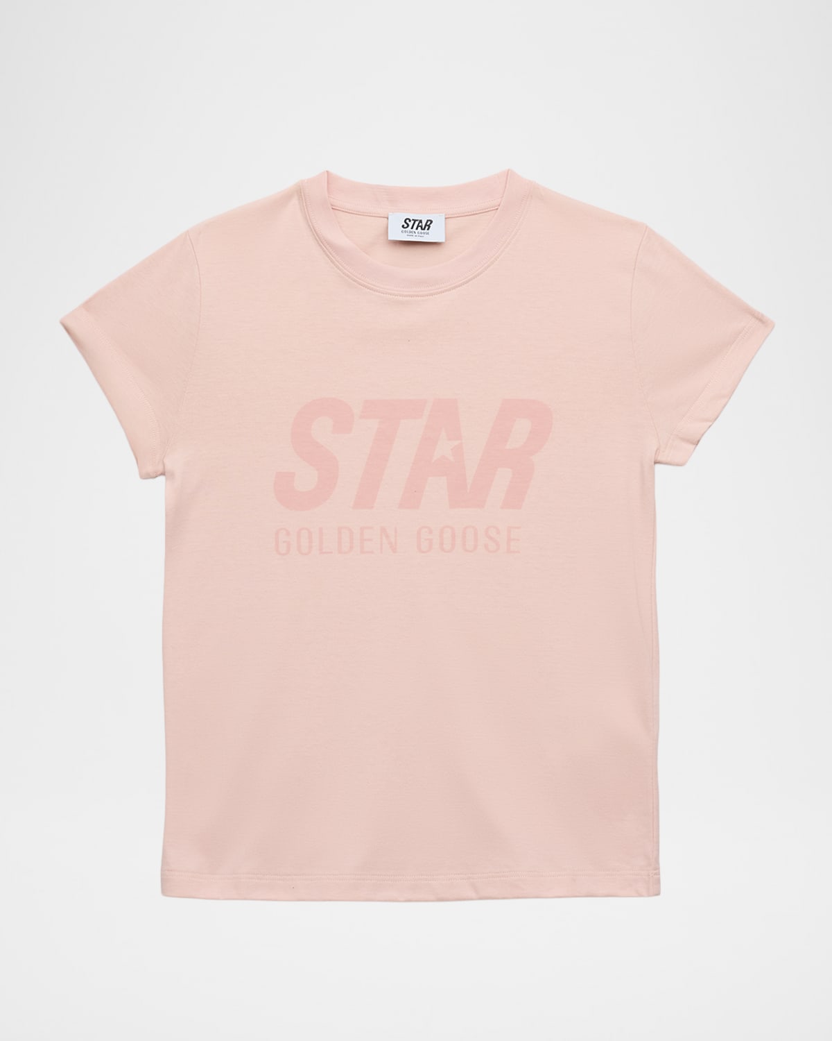 Golden Goose Girl 's Star Logo-Print Short-Sleeve T-Shirt, Size 4-