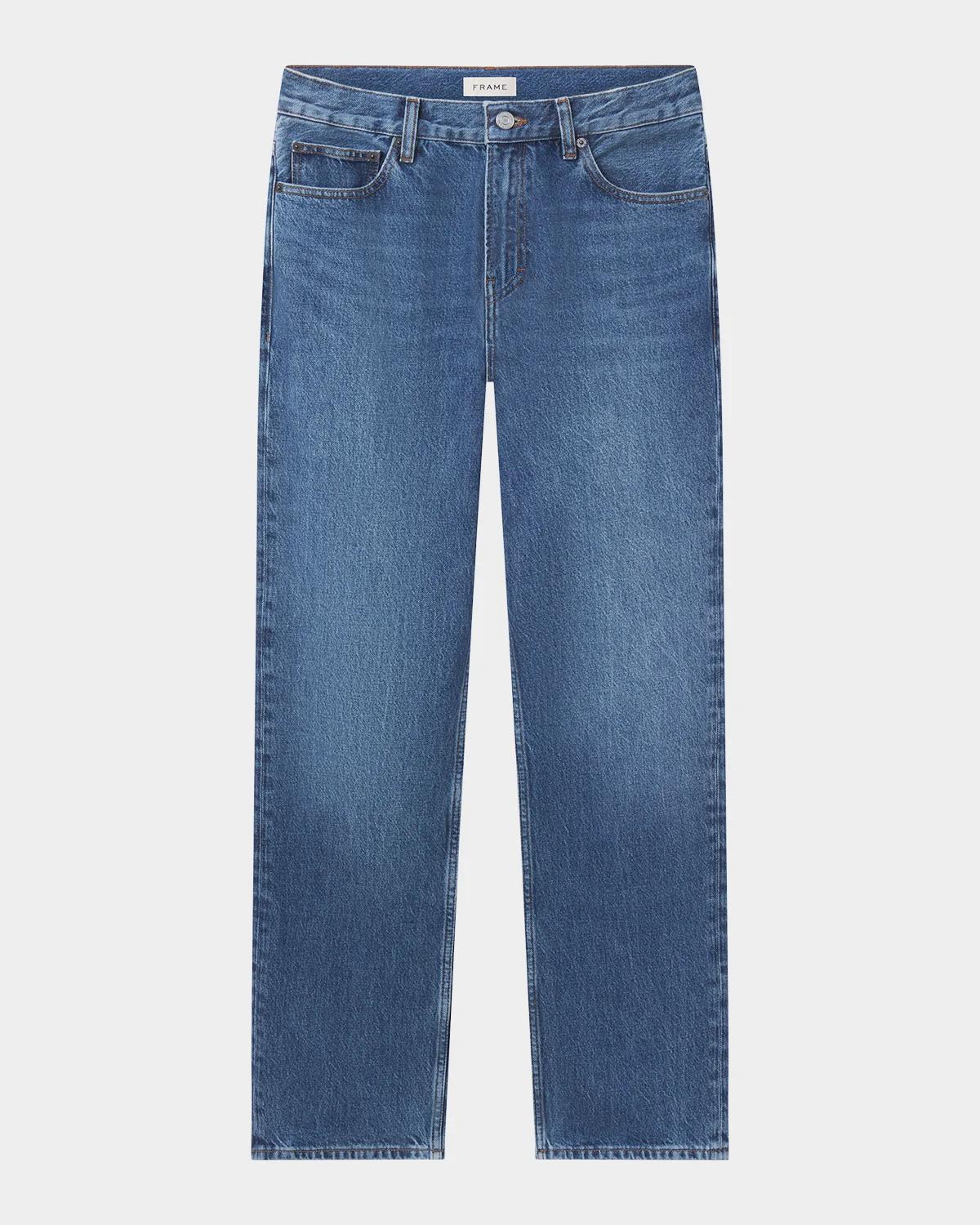 FRAME Men's Relaxed Light Wash Jeans