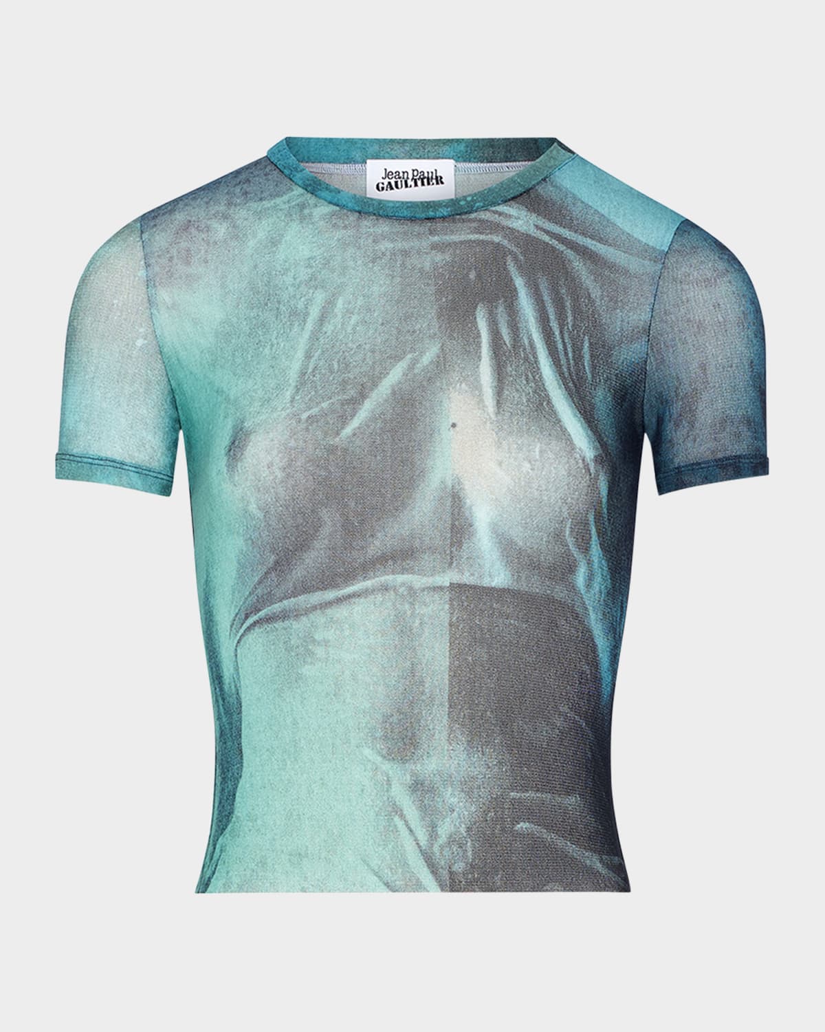 Jean Paul Gaultier Water-Print Mesh Baby T-Shirt