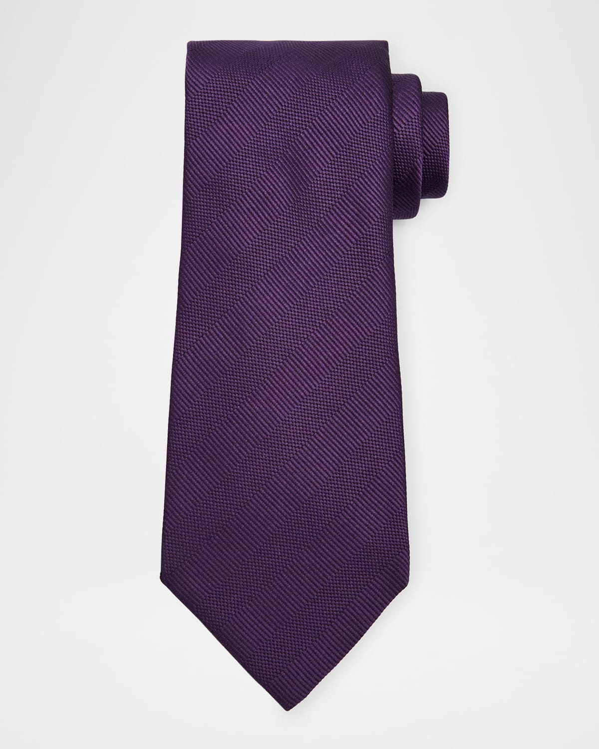 TOM FORD Men 's Stripe Silk Tie - Men's Accessories