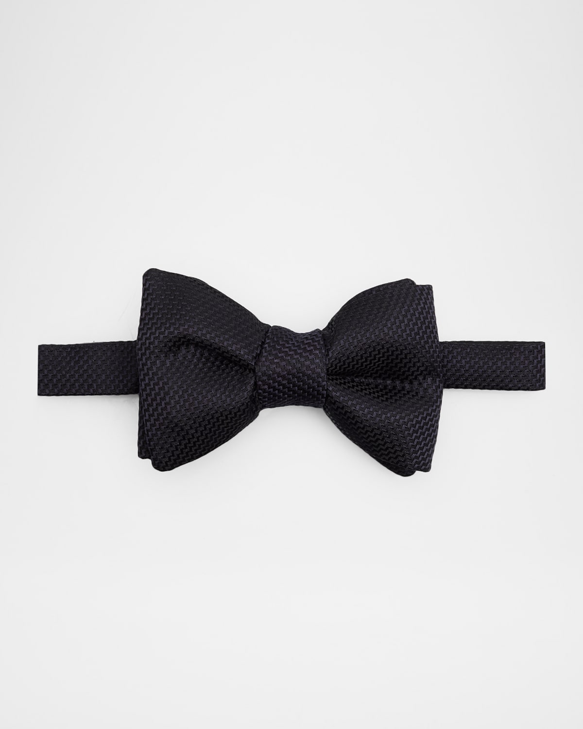 TOM FORD Men 's Silk Zig-Zag Bow Tie