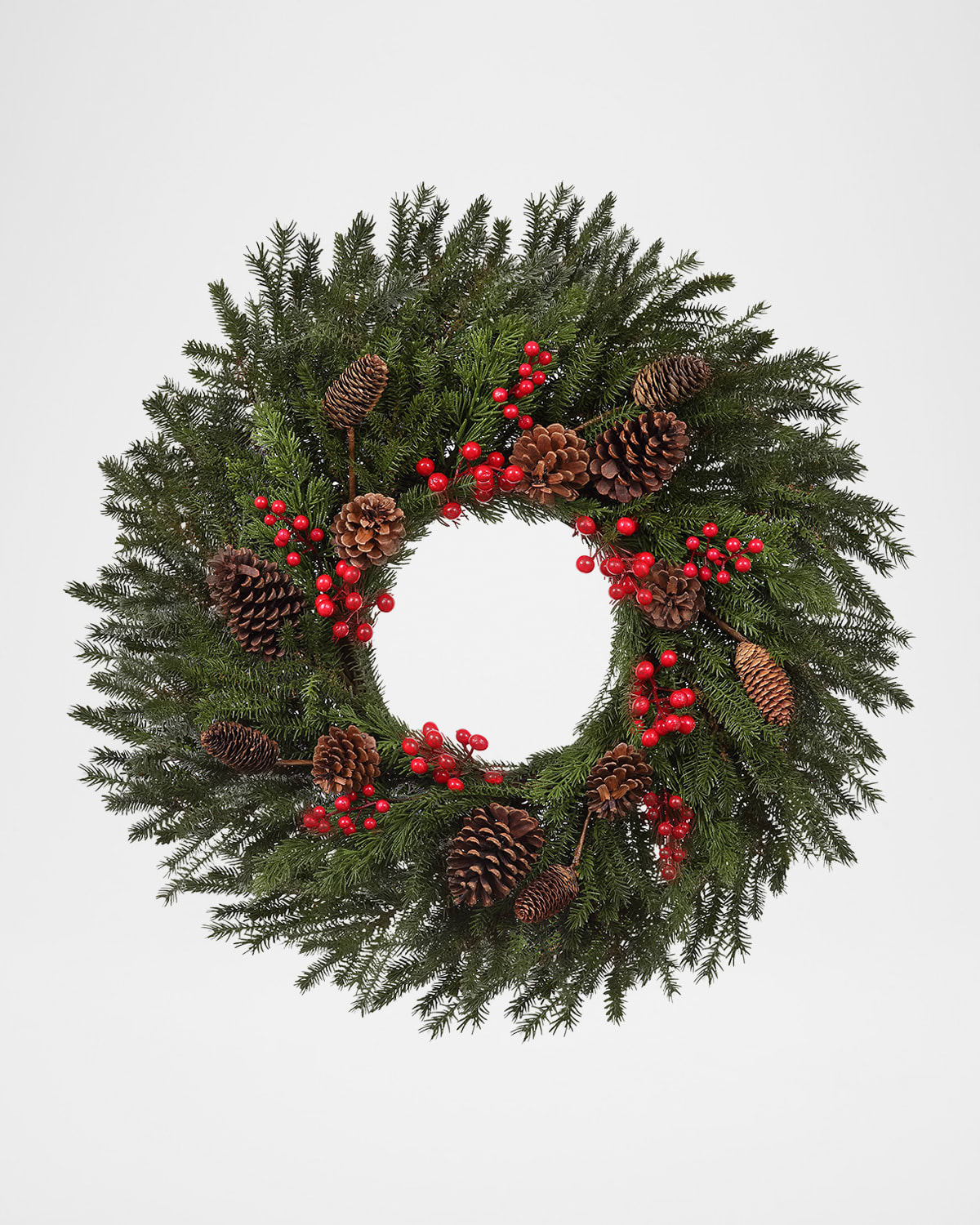 Winward Home Berry Mixed Pine 26" Wreath | Thumbnail 3