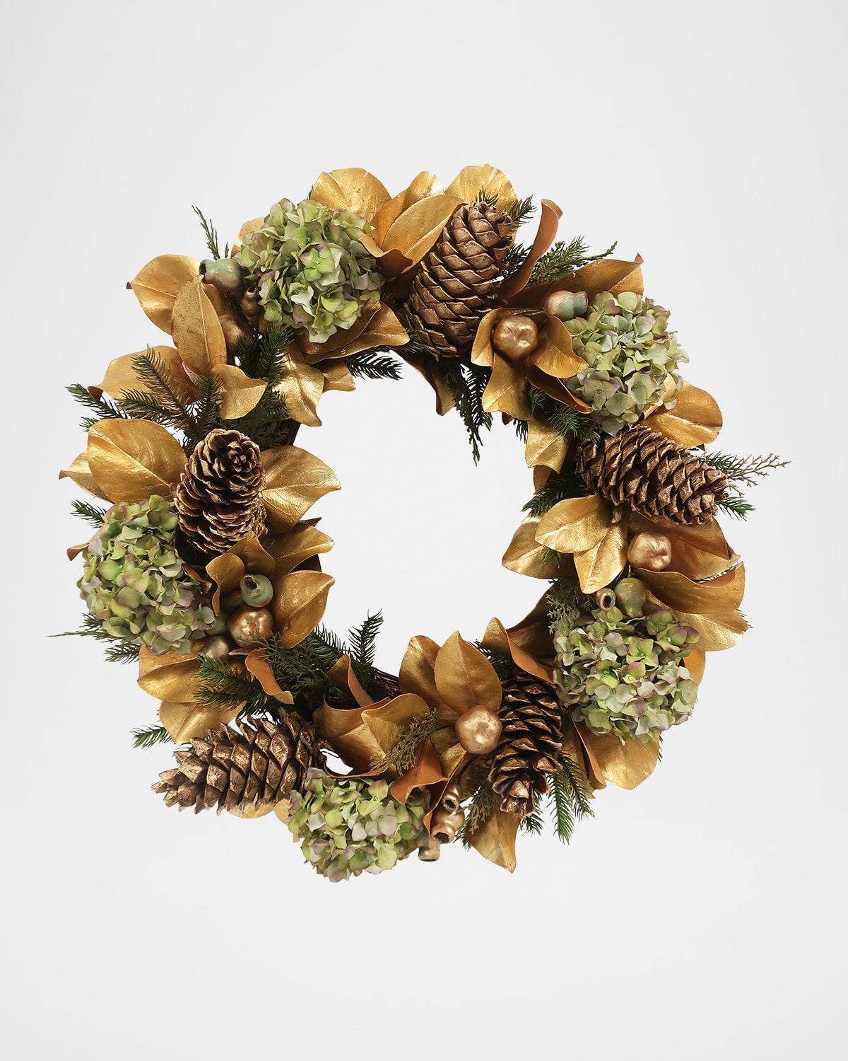 Winward Home Magnolia Leaf & Hydrangea 30" Wreath | Thumbnail 3