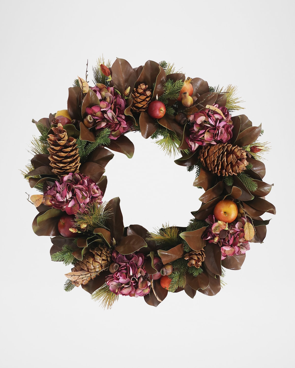 Winward Home Hydrangea & Magnolia Leaf 30" Wreath | Thumbnail 3