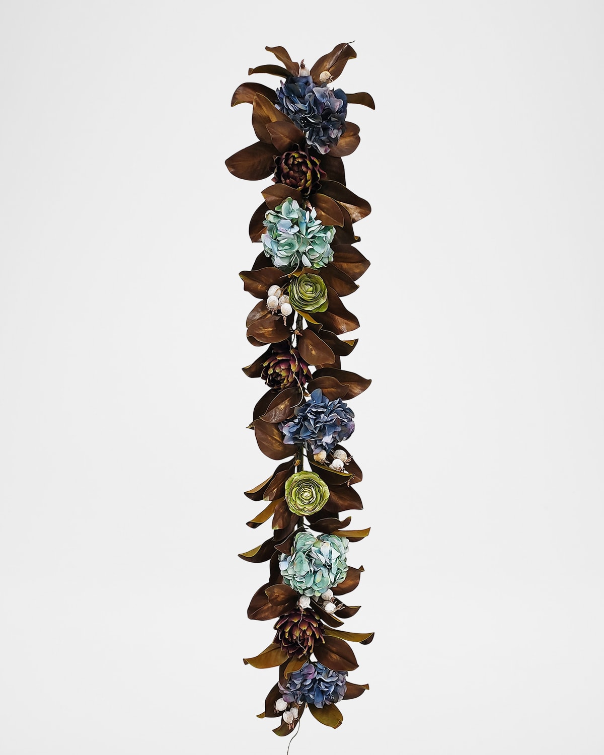 Winward Home 60" Hydrangea & Magnolia Leaf Garland | Thumbnail 3