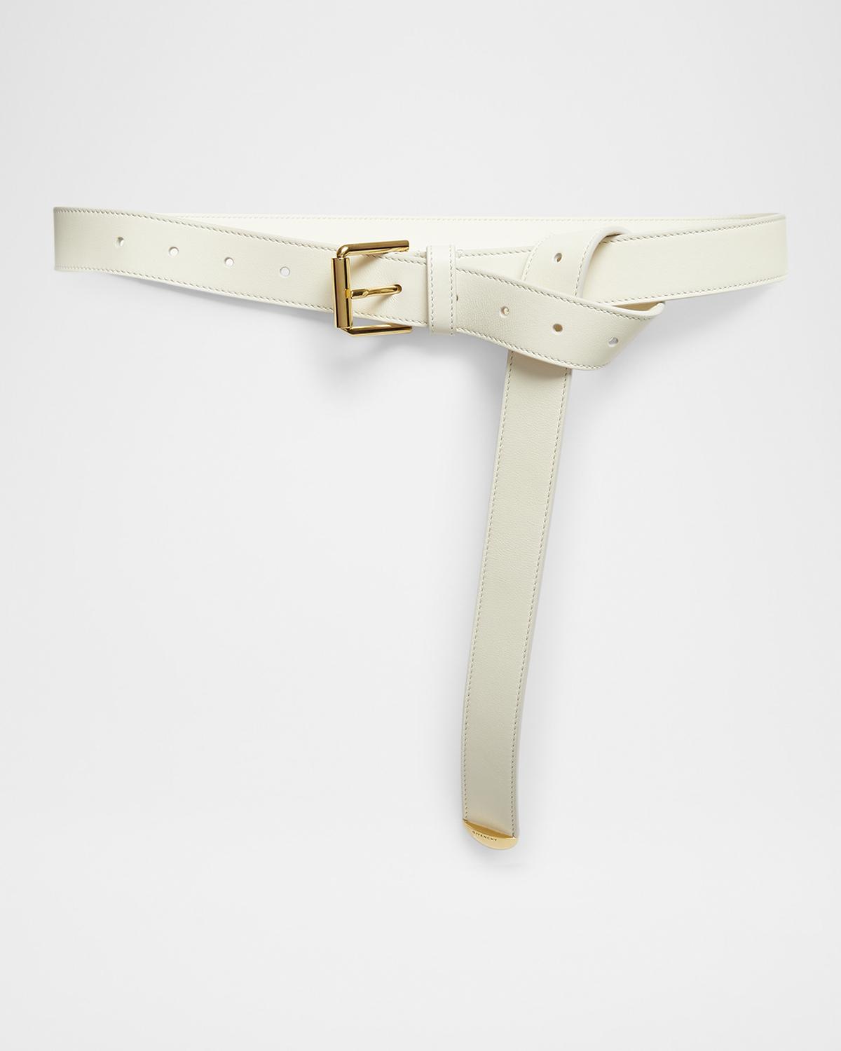Voyou Metal Buckle Leather Belt