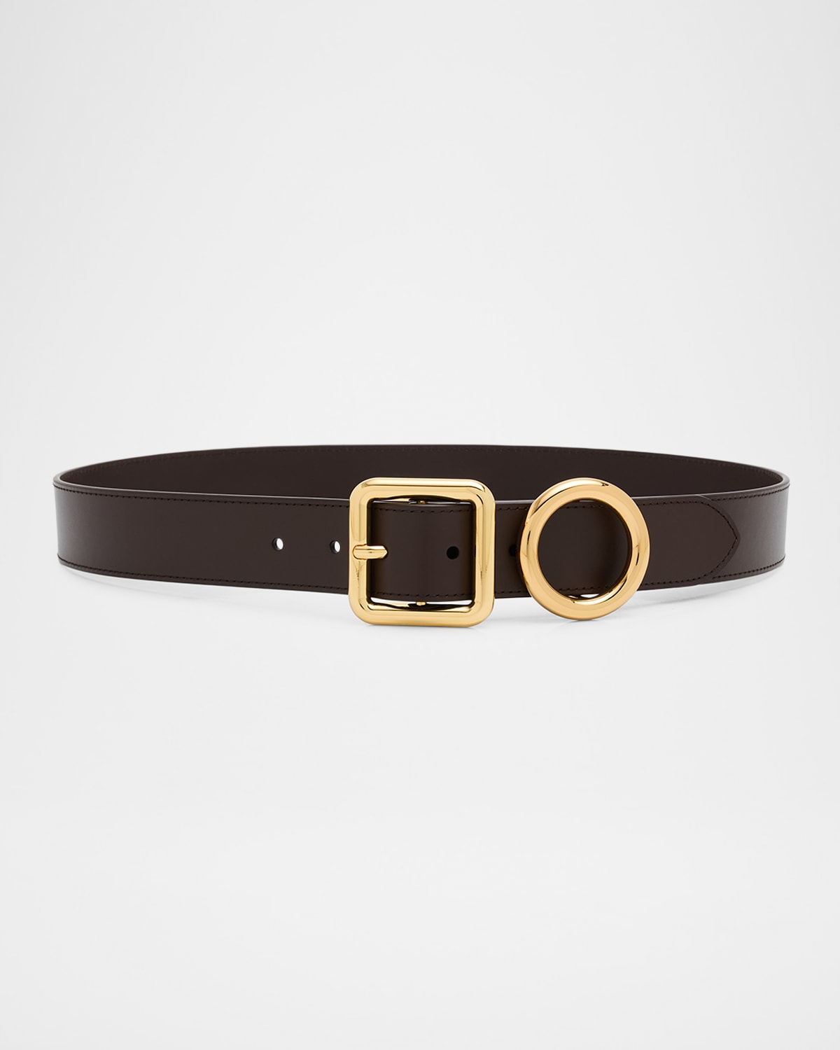 Jacquemus La Ceinture Regalo Leather Belt In Brown