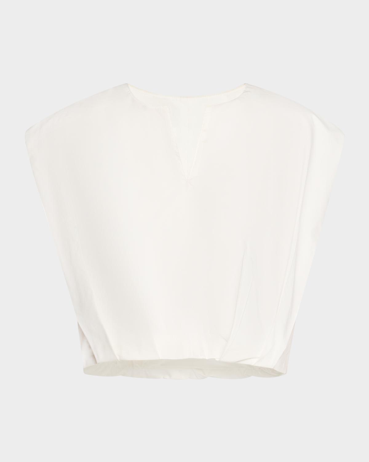 SIMKHAI Wrenli Pleated Top