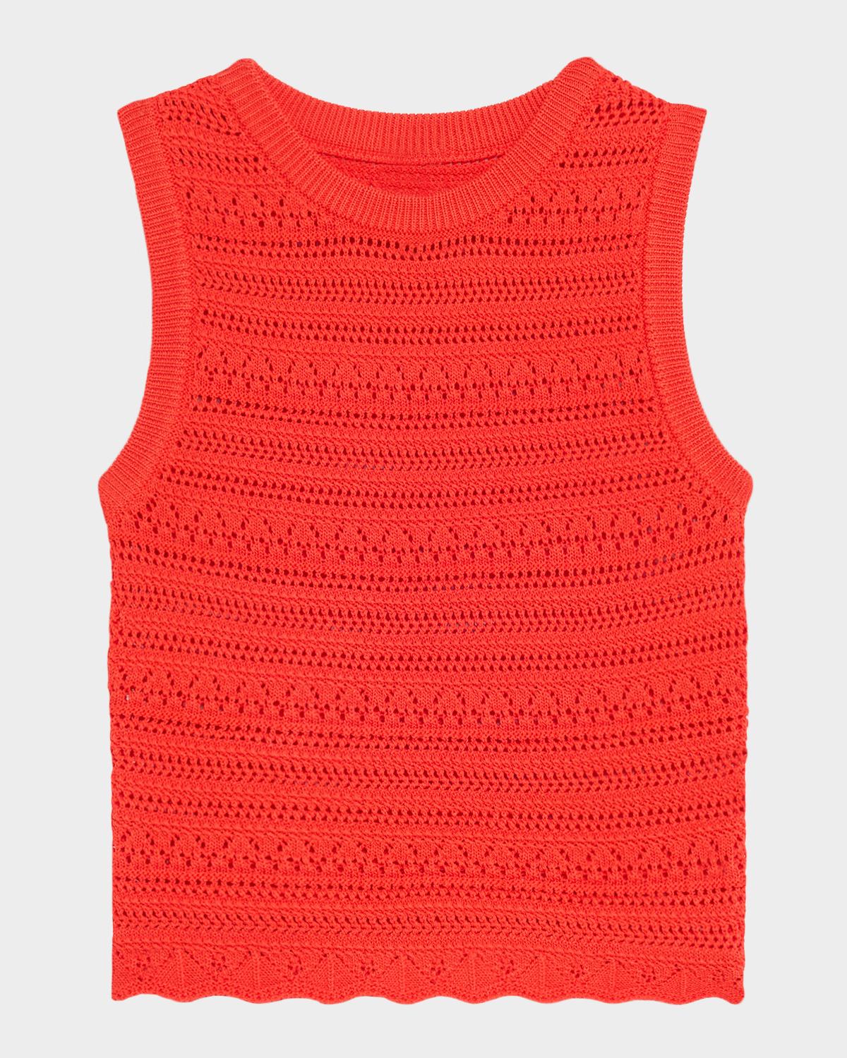 PQ Swim Crochet Sleeveless Top