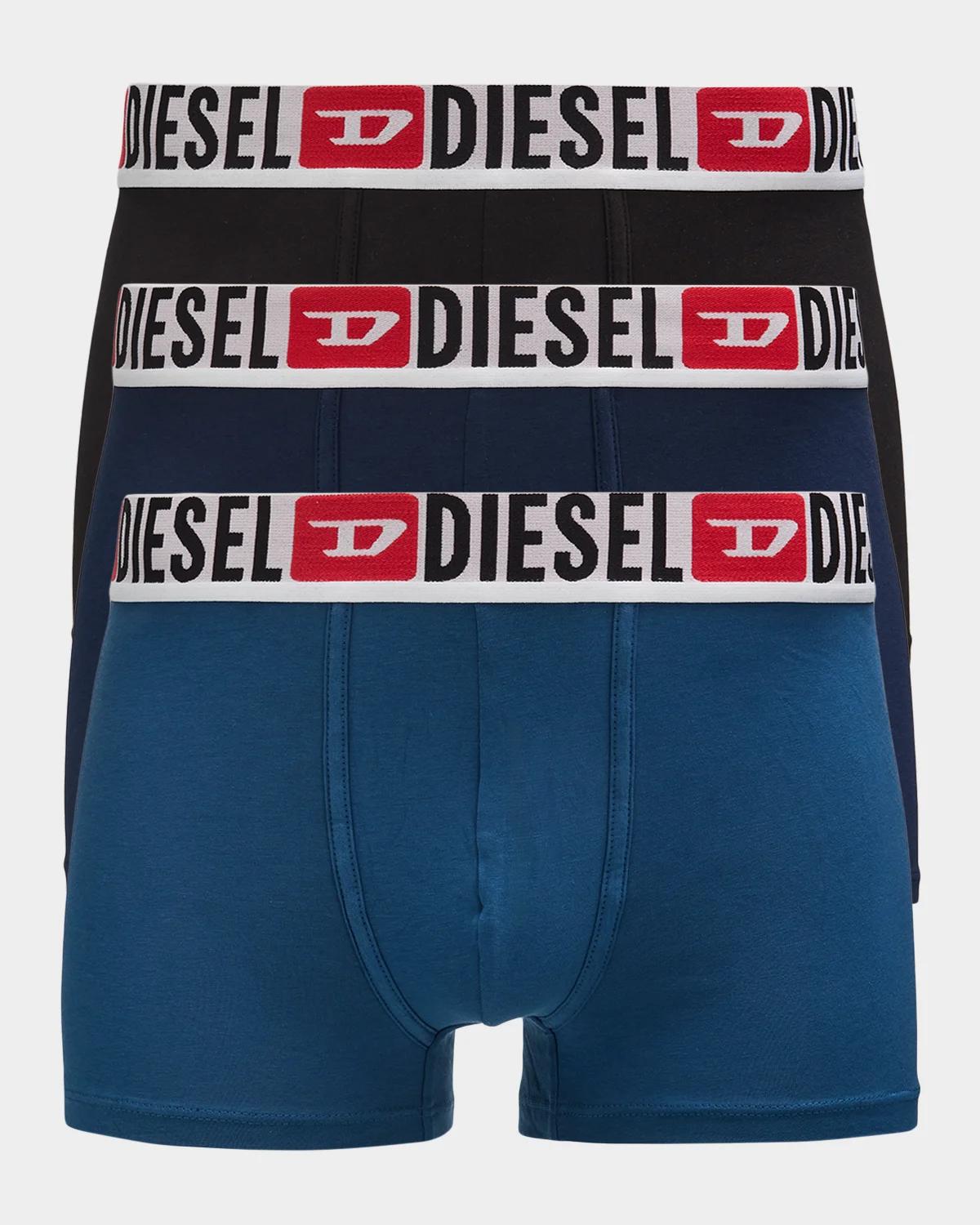 Diesel Men's Damien Multicolor DCore 3-Pack Boxer Briefs