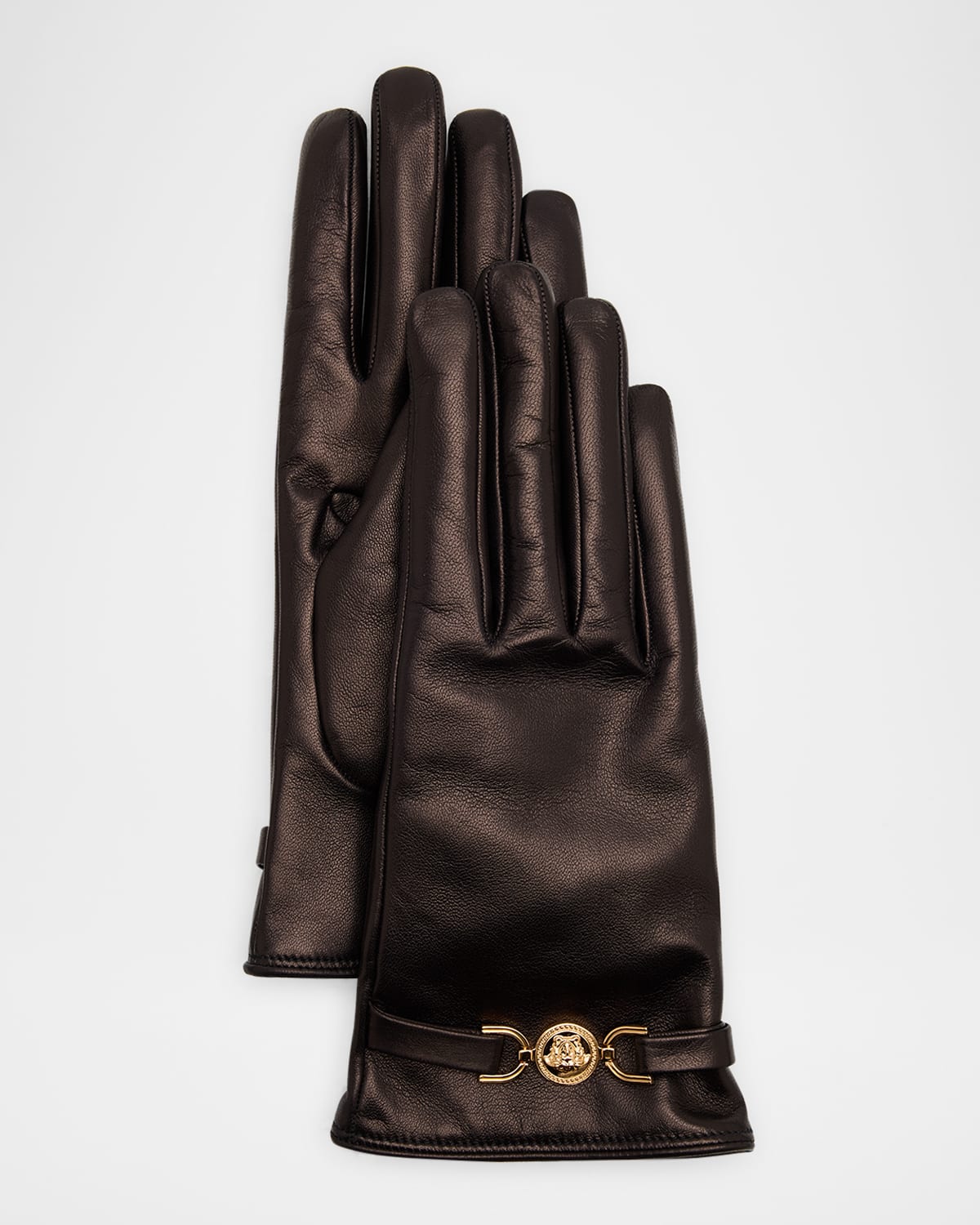 Versace Medusa '95 Leather Gloves