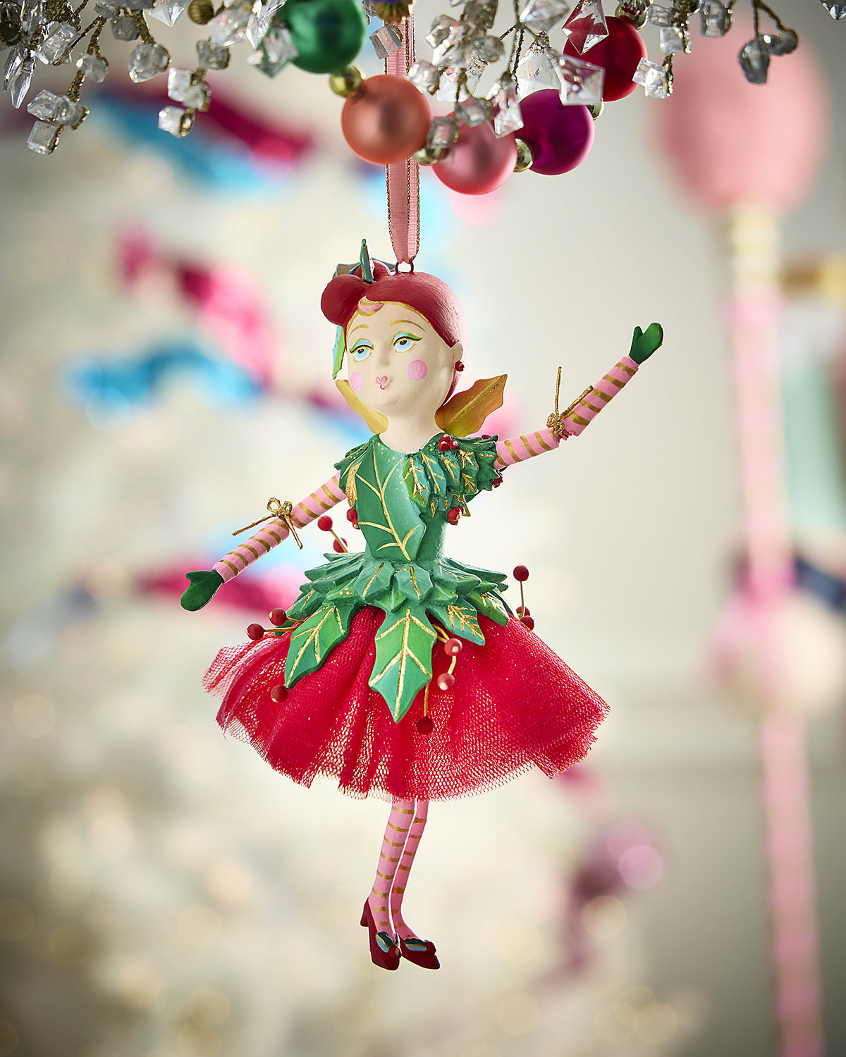 Glitterville Meri Beri Christmas Ornament