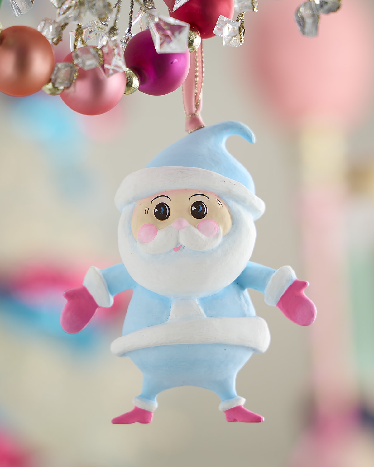 Glitterville Baby Papa Noel Ornament