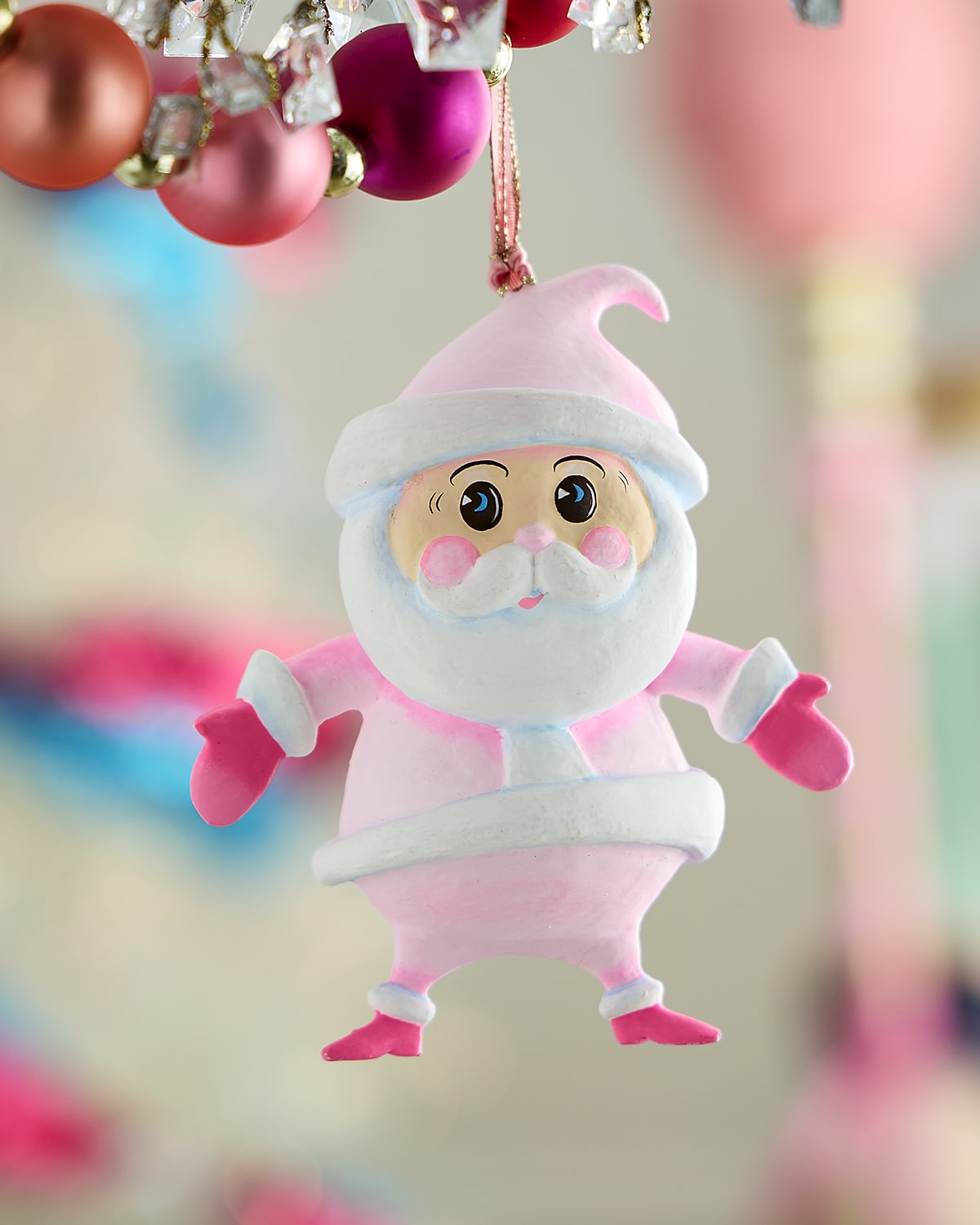 Glitterville Baby Papa Noel Ornament
