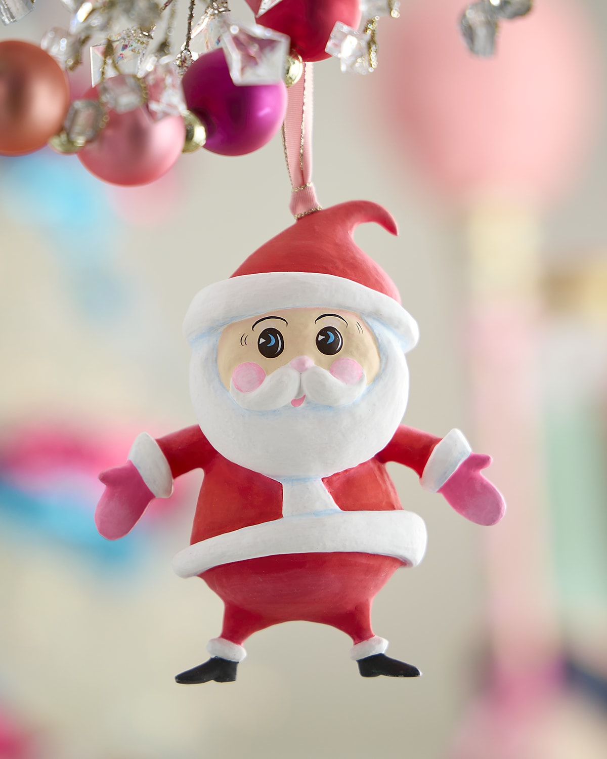 Glitterville Baby Papa Noel Ornament