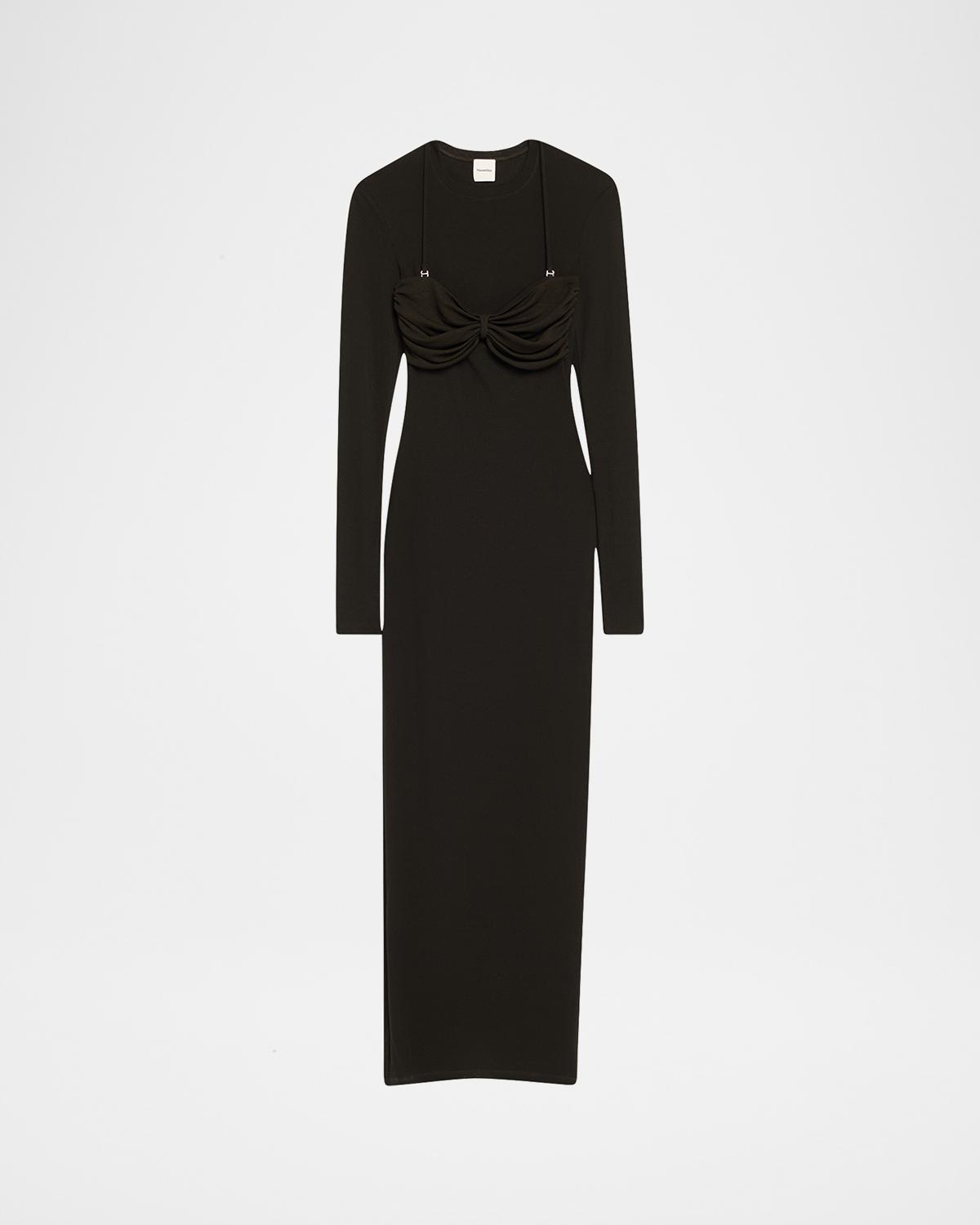 Nanushka Artemiz Long-Sleeve Maxi Dress