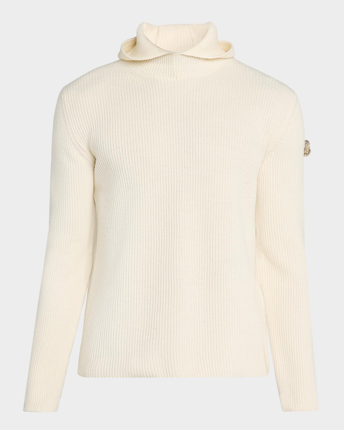 Moncler Genius x JIL SANDER Men's Wool Rib Hoodie