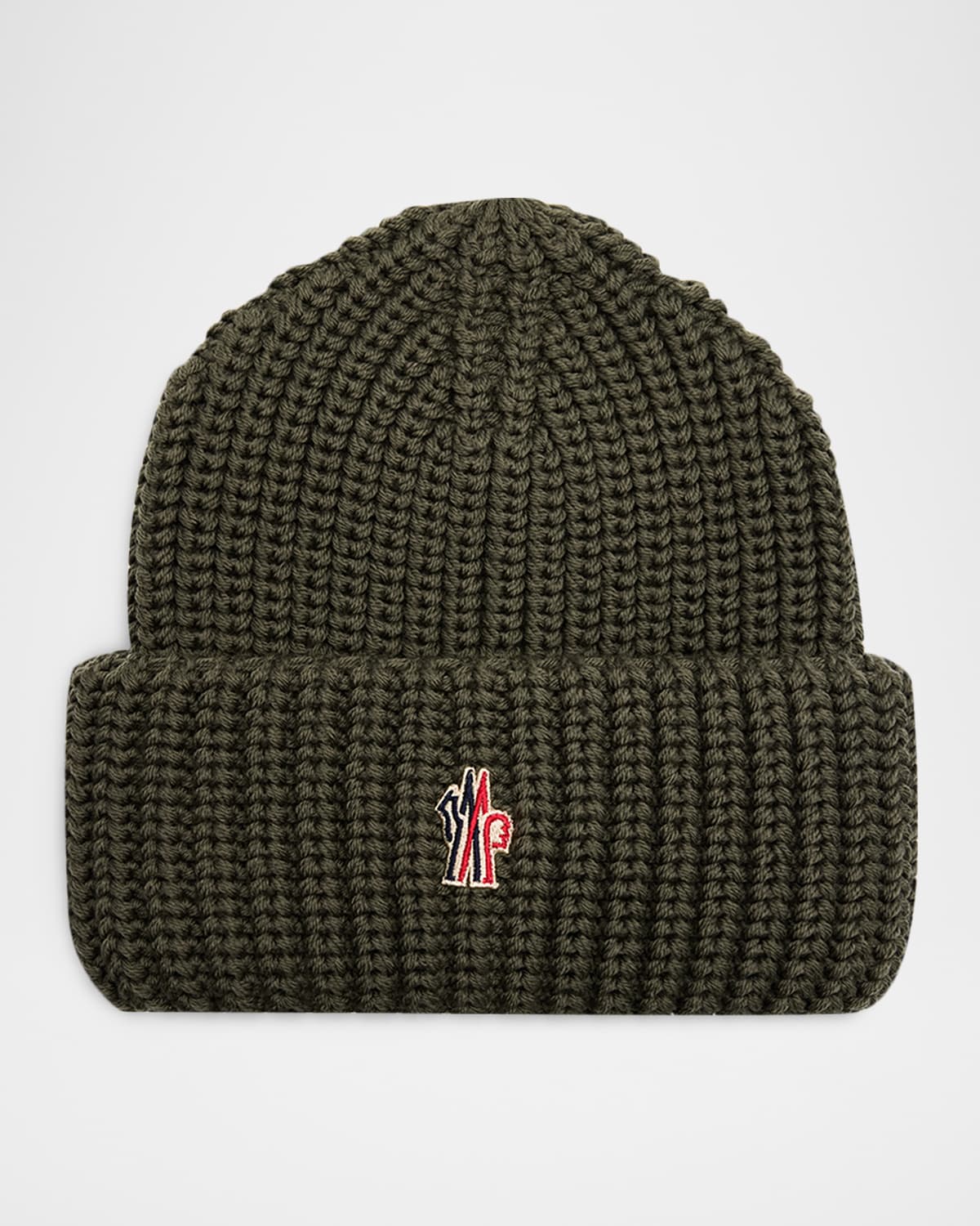Moncler Grenoble Men 's, Rib-Knit Wool Beanie