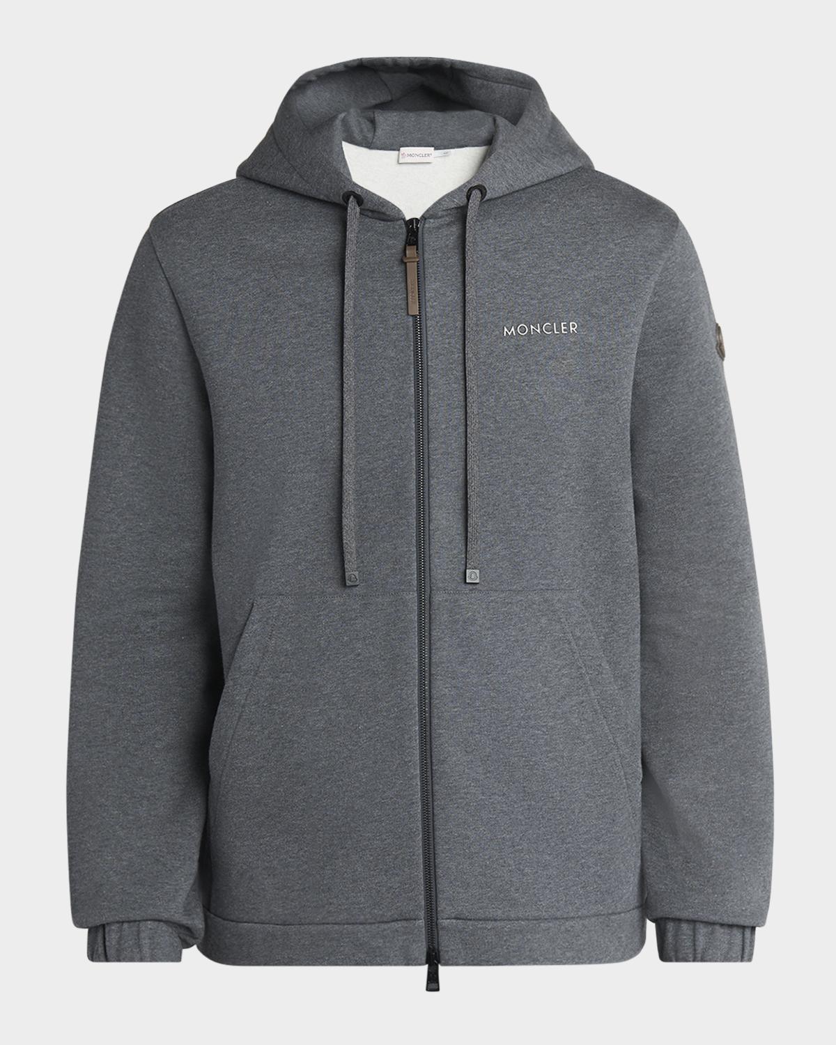 Moncler Men's Fleece Full-Zip Hoodie