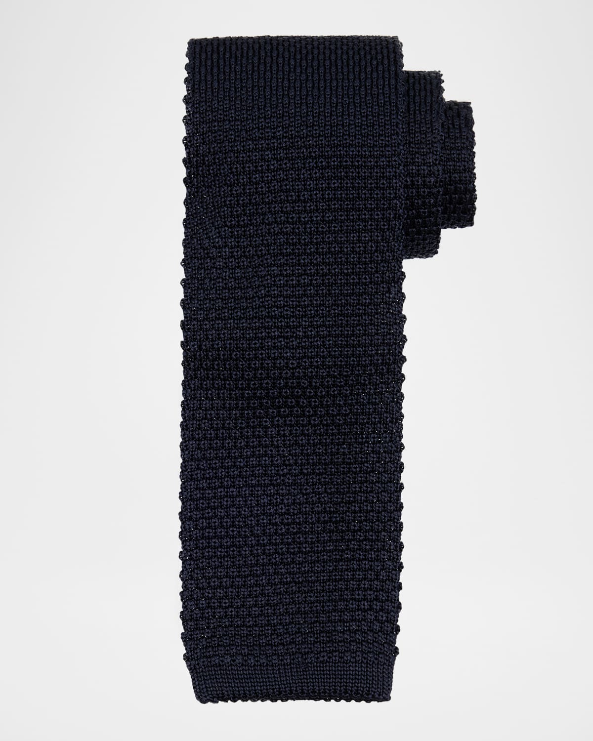 Brunello Cucinelli Men 's Silk and Cotton Knit Tie