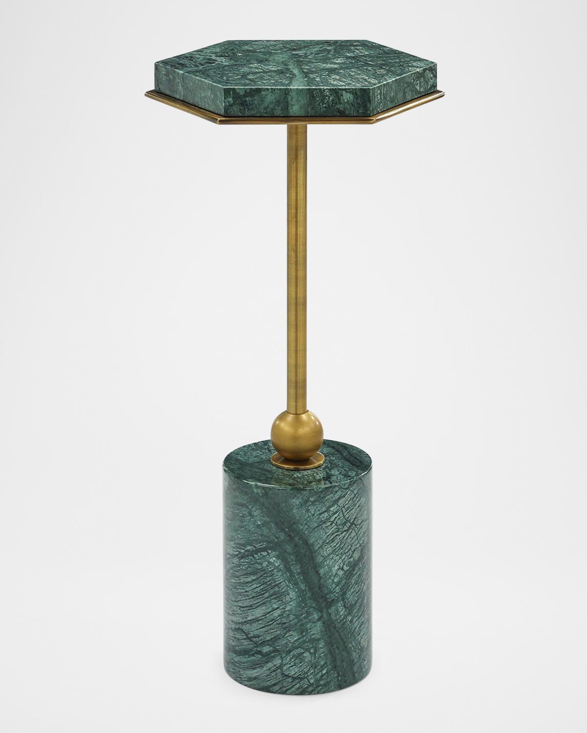 Verde Alpi Marble Martini Table