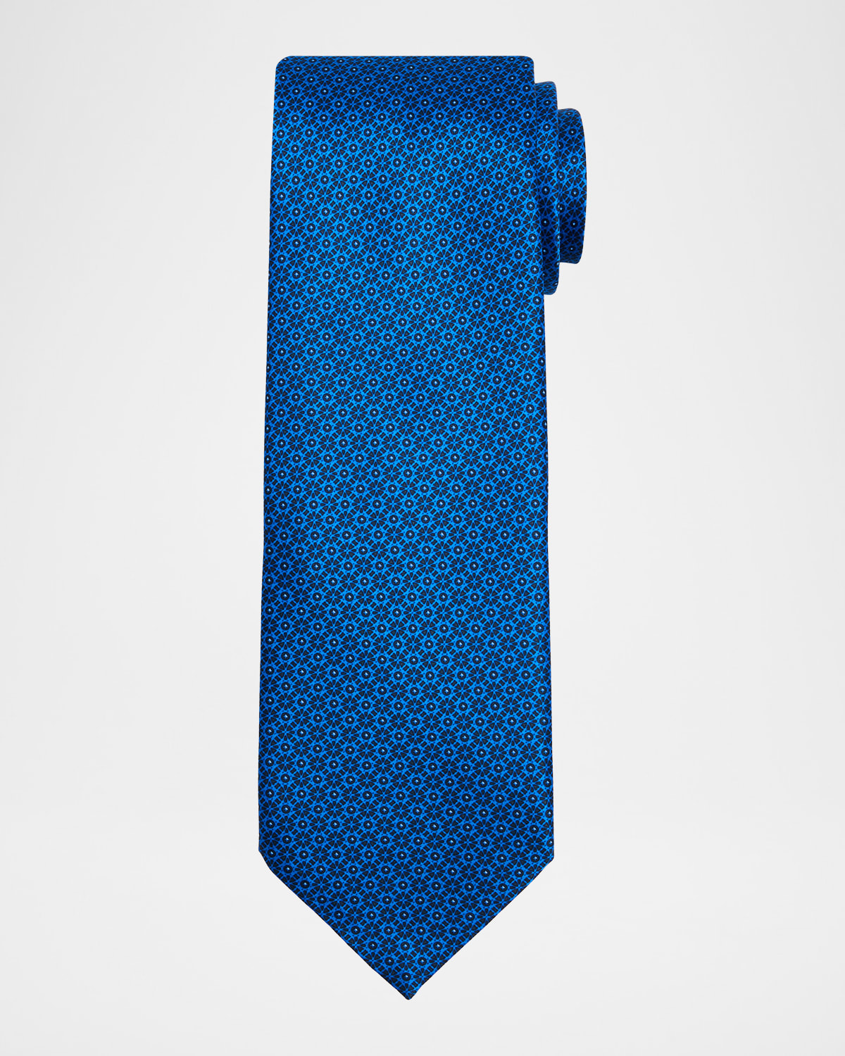 Stefano Ricci Men 's Tonal Geometric Silk Tie