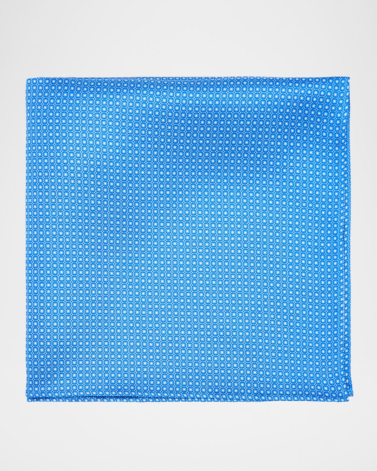Stefano Ricci Men's Micro-Geometric Silk Pocket Square