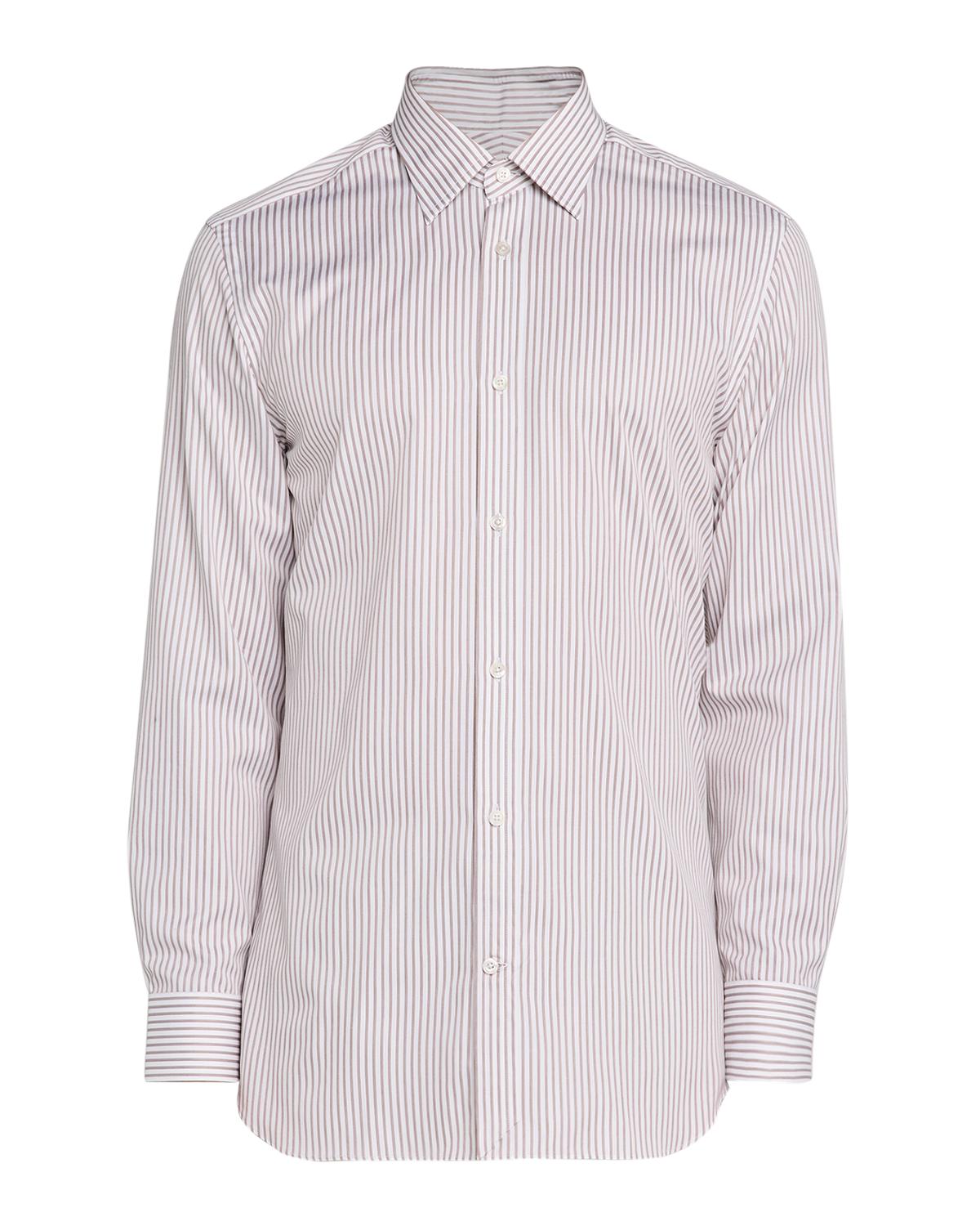 dunhill Men's Cotton Pinstripe Modern-Fit Sport Shirt