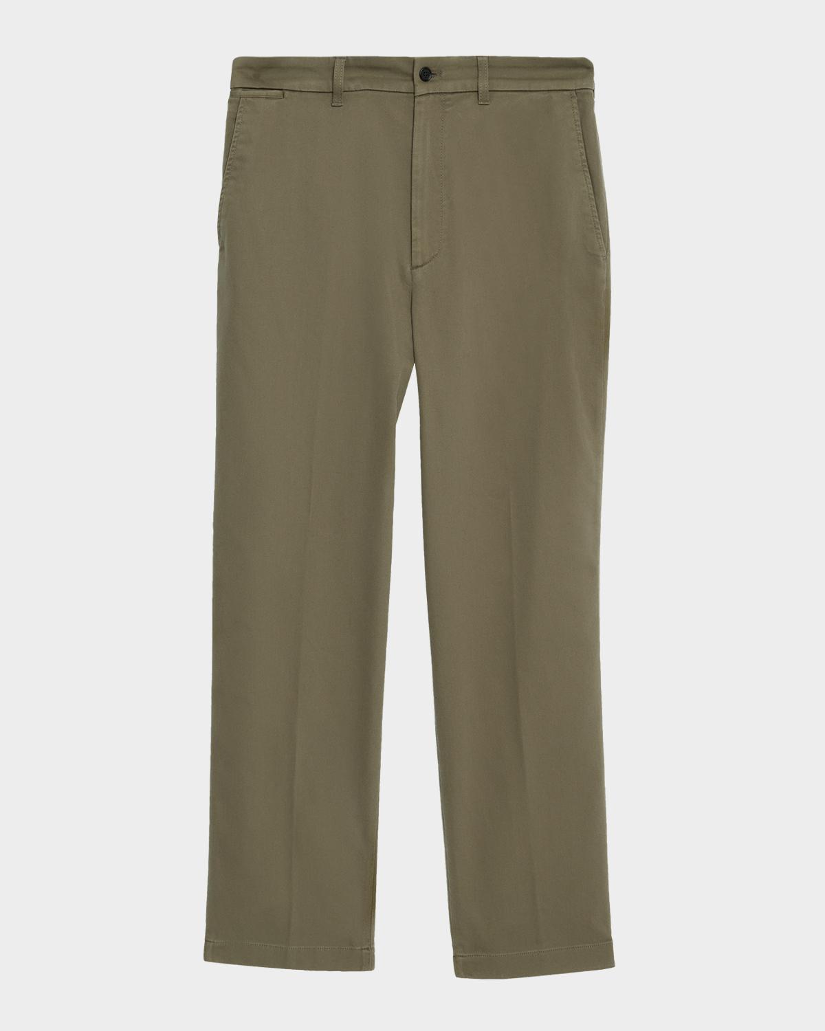 dunhill Men's Cotton Twill Straight-Fit Chino Pants
